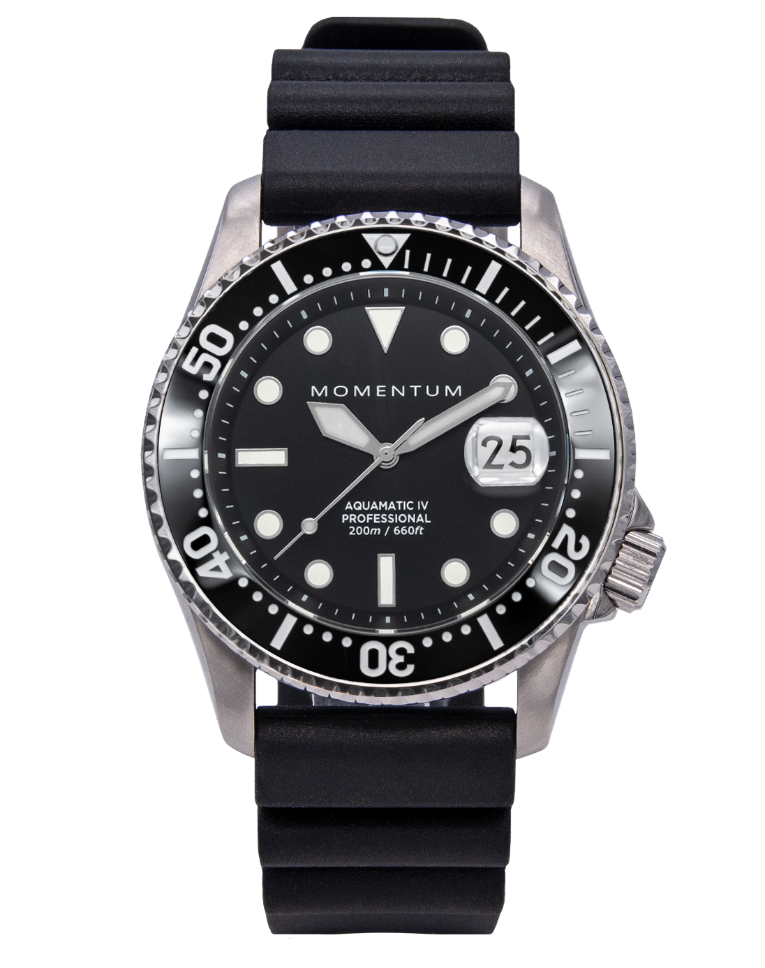 Momentum Watches | Aquamatic IV Black | Classic Professional Dive