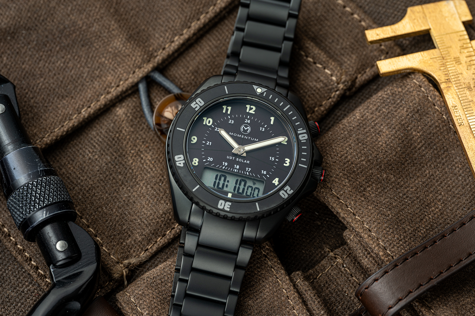 UDT 42mm Black-Ion Arabic Numeral