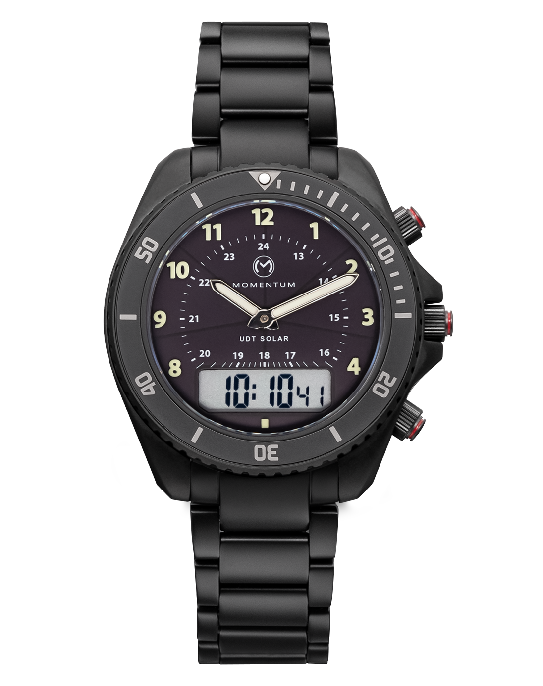 UDT 42mm Black-Ion Arabic Numeral