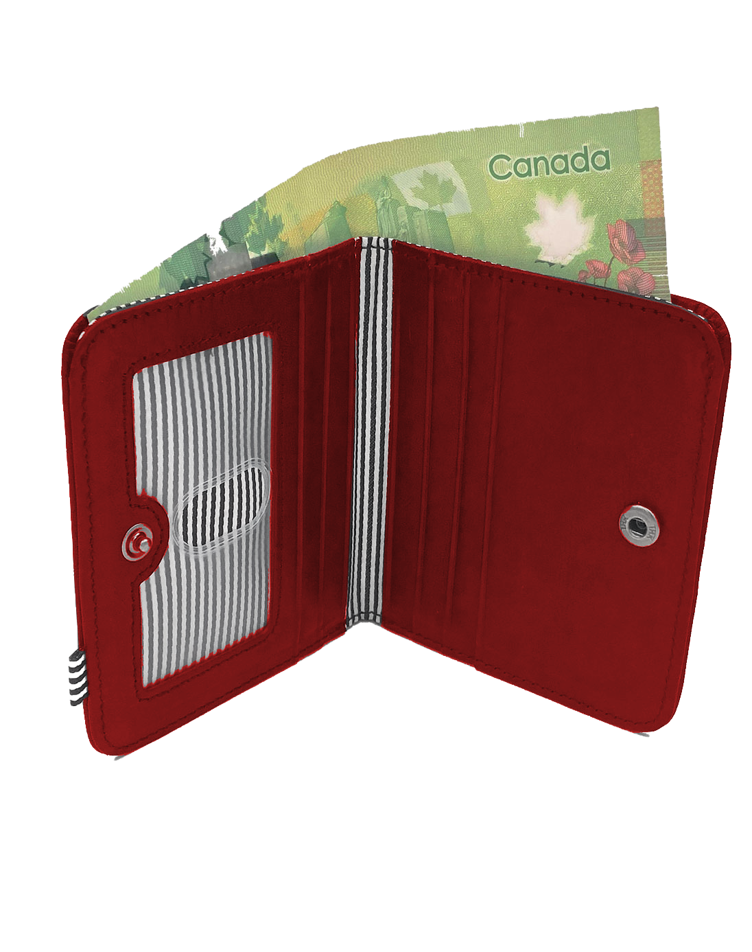 Bramante Bi-Fold Wallet - Red