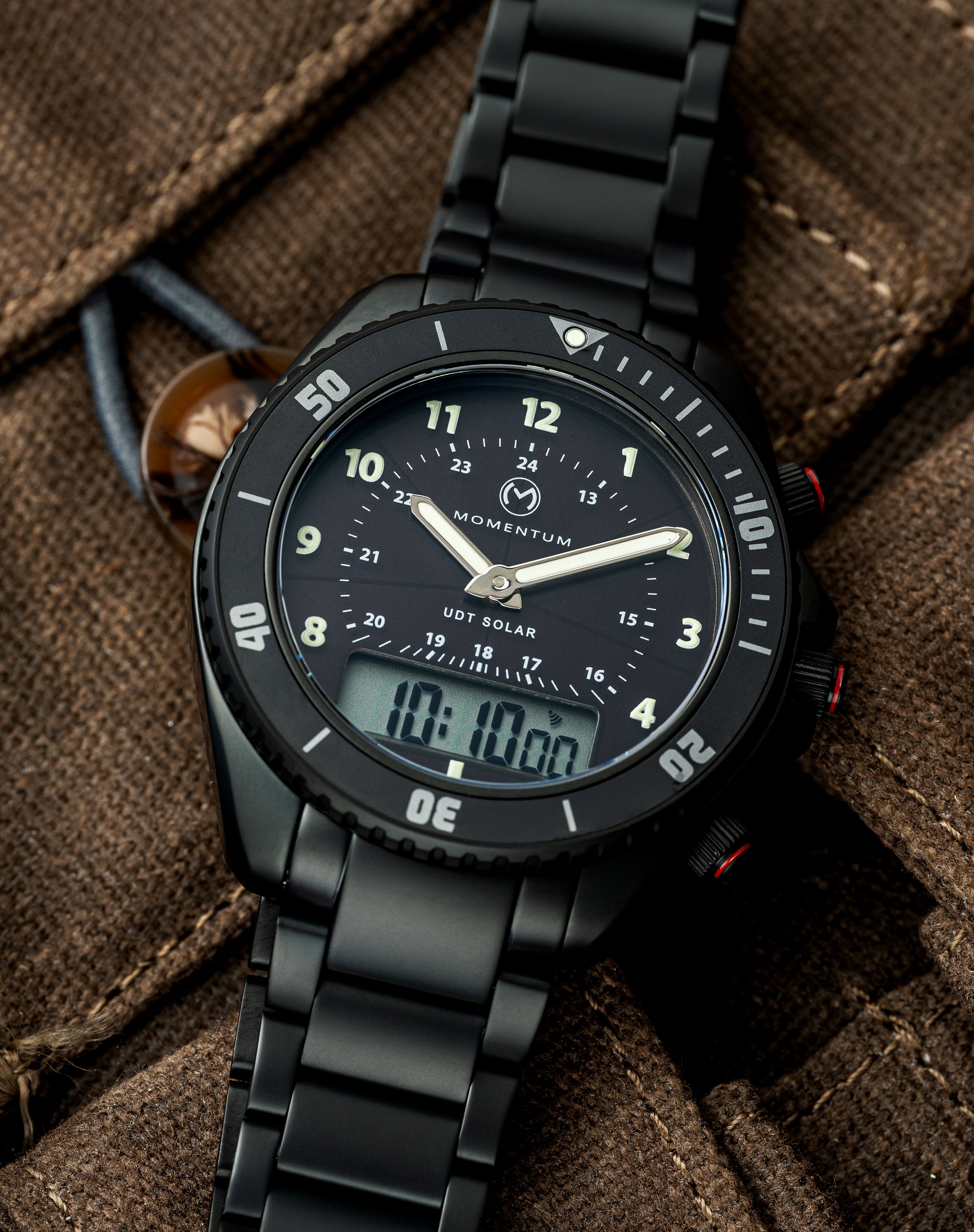 UDT 42mm Black-Ion Arabic Numeral