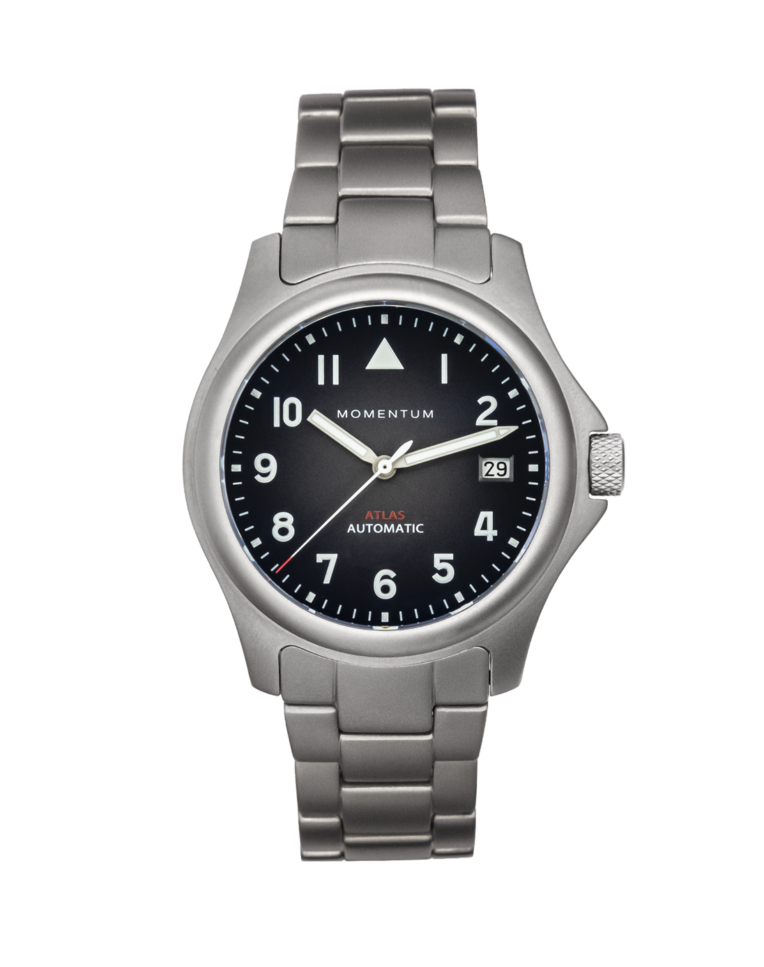 Atlas Automatic Titanium Field Watch on Titanium Bracelet