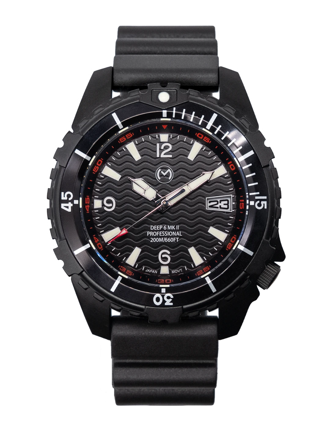 ミリティカル　militical type-7 2set ブラック Deep 6 MK II Black-Ion | 47mm Dive Watch | Momentum