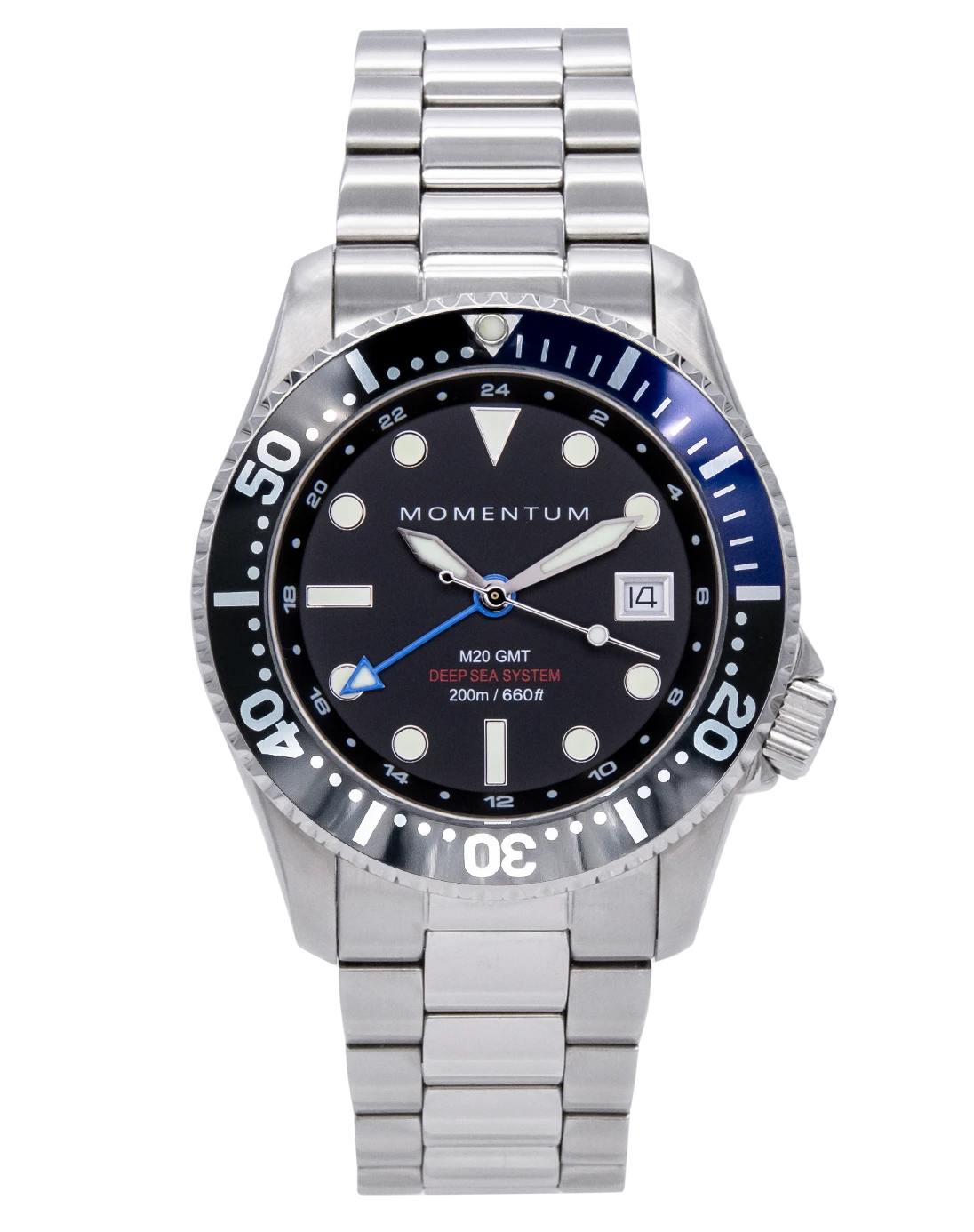 Momentum Watches M20 GMT Diver Professional Dive Watch