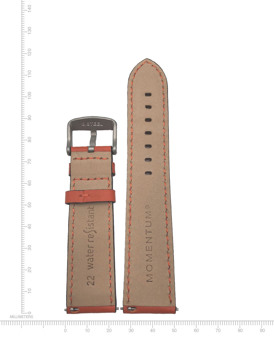 Nappa Leather - 22mm -Quick Click - Momentum Watches US