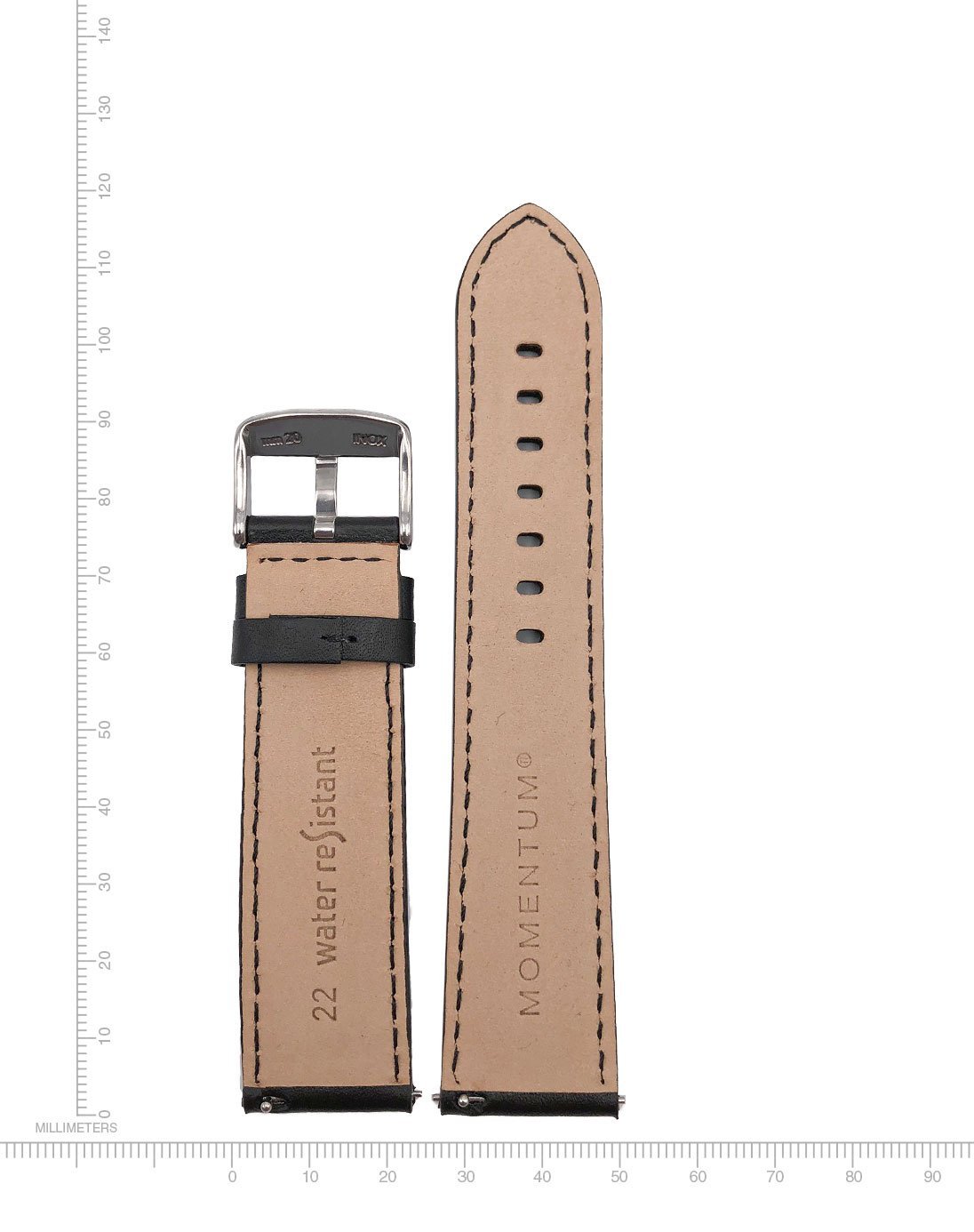 Nappa Leather - 22mm -Quick Click - Momentum Watches US
