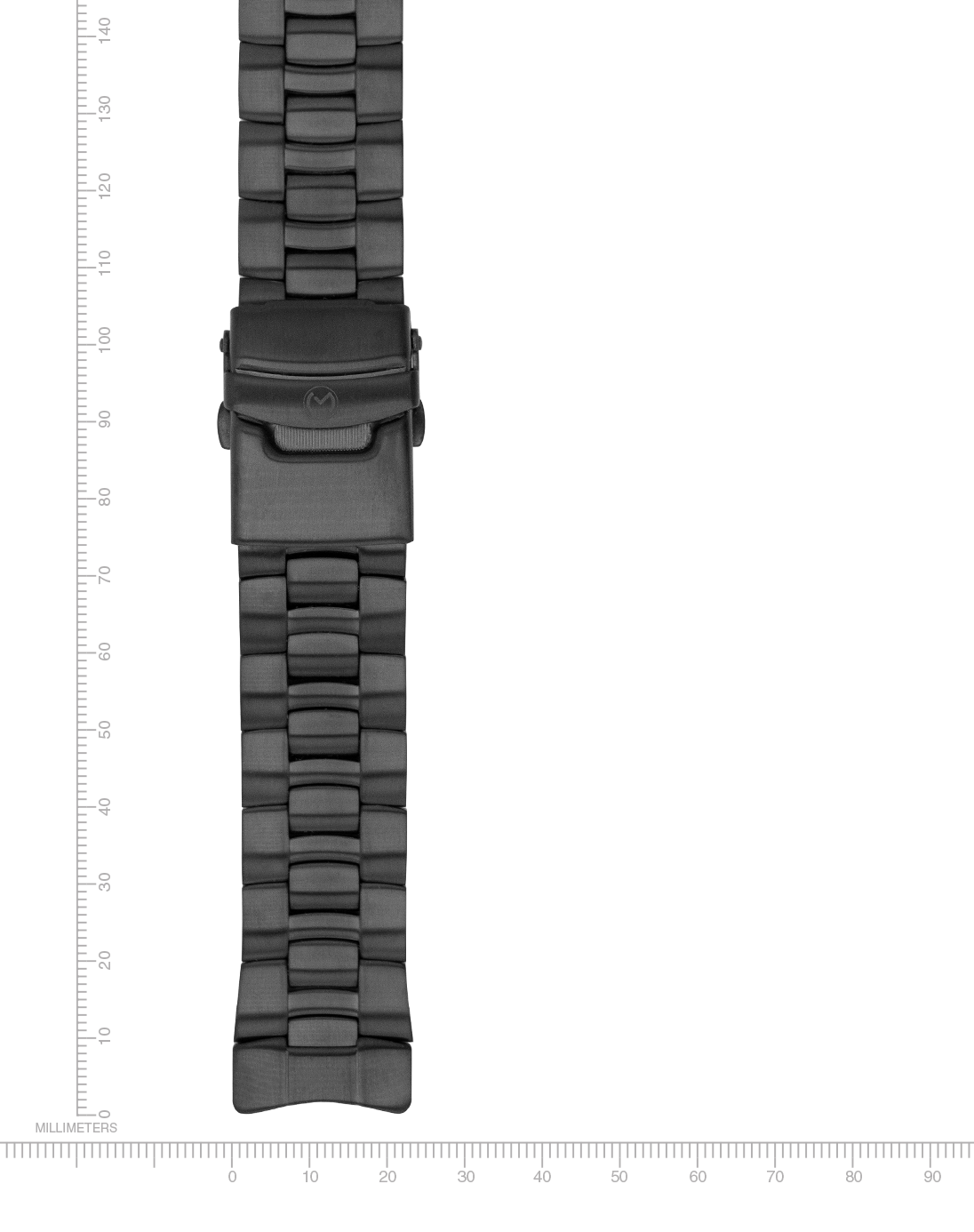 Black-Ion Bracelet [22mm] for Torpedo and Steelix