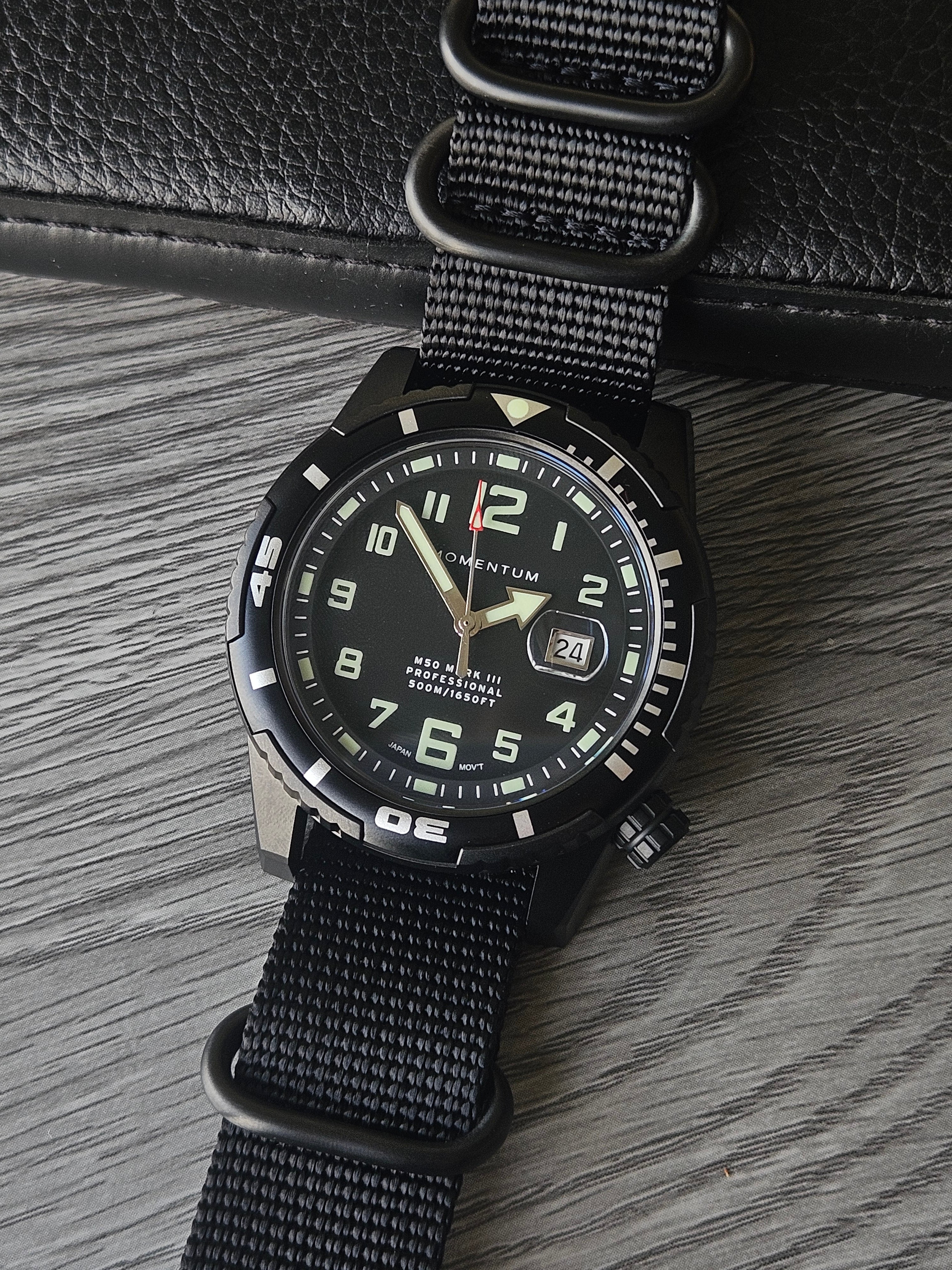 M50 Black-Ion [44mm] | Men's Dive Watch | Momentum