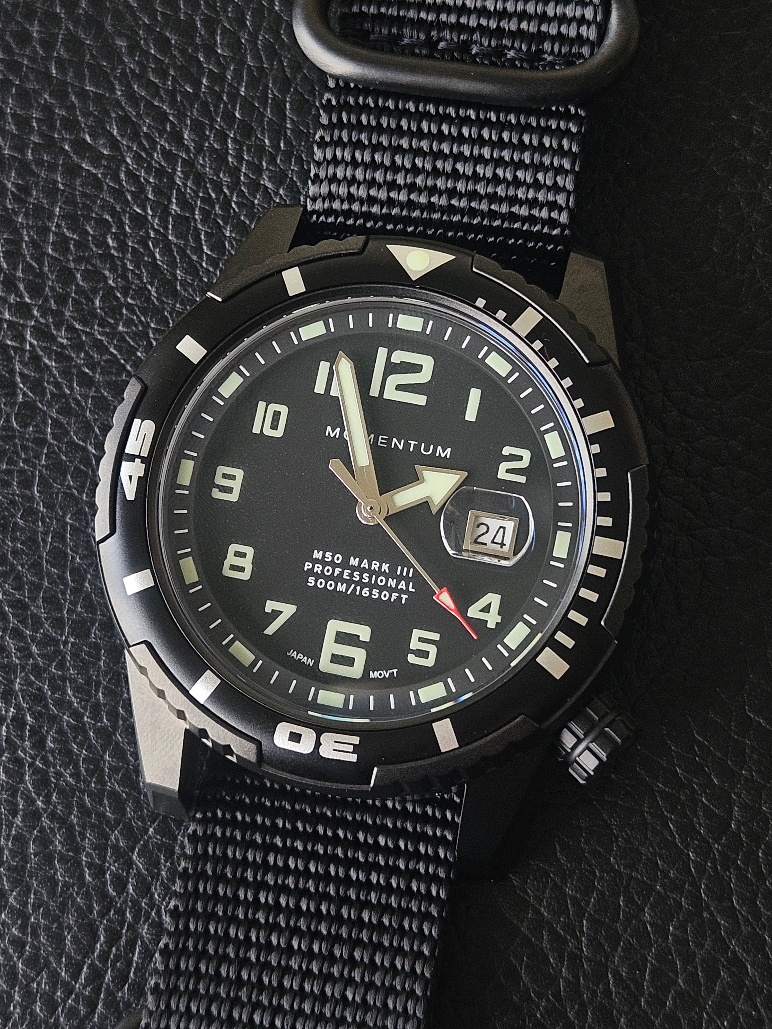 M50 Black-Ion [44mm] | Men's Dive Watch | Momentum