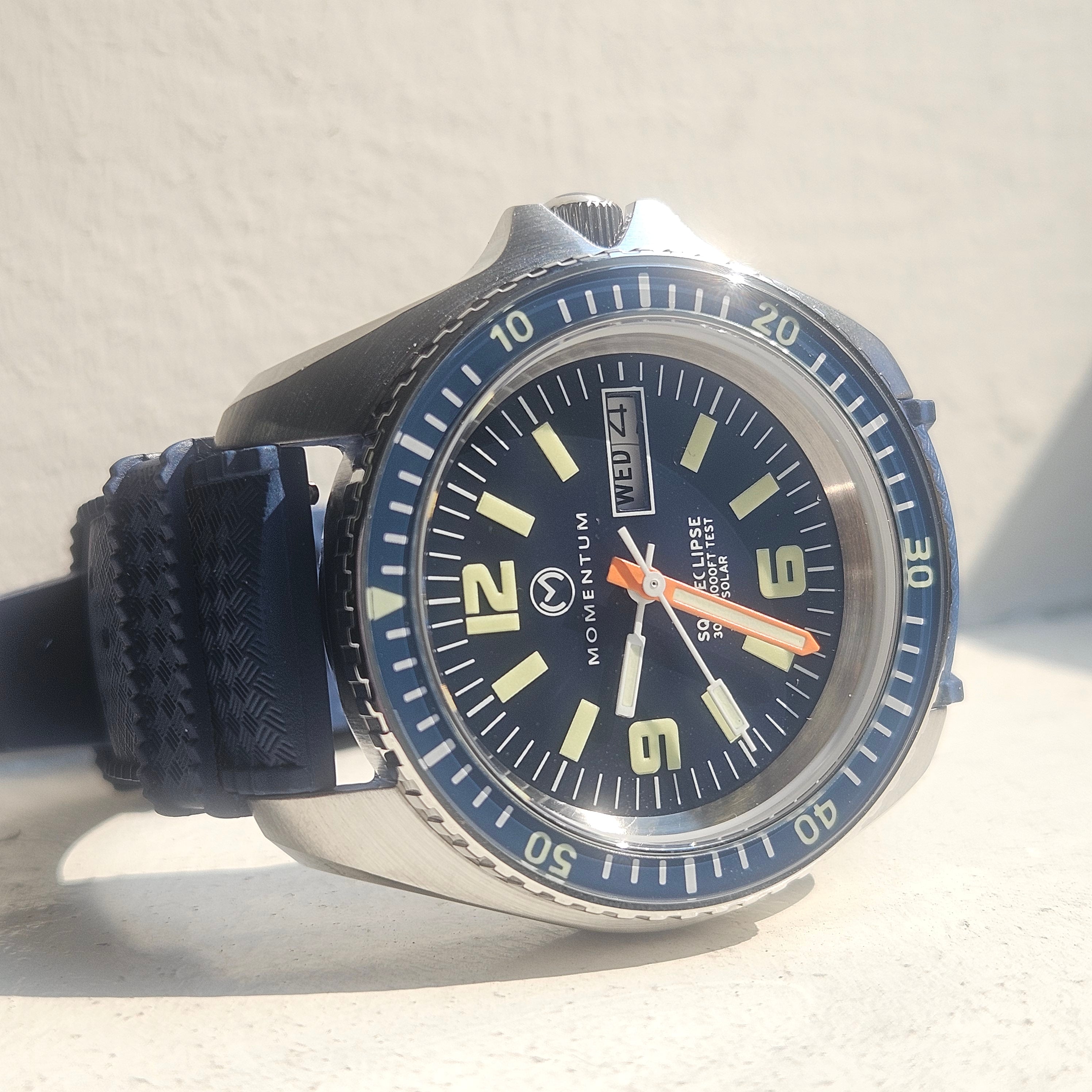 Sea Quartz 30 Eclipse Solar Blue Dial [42mm]