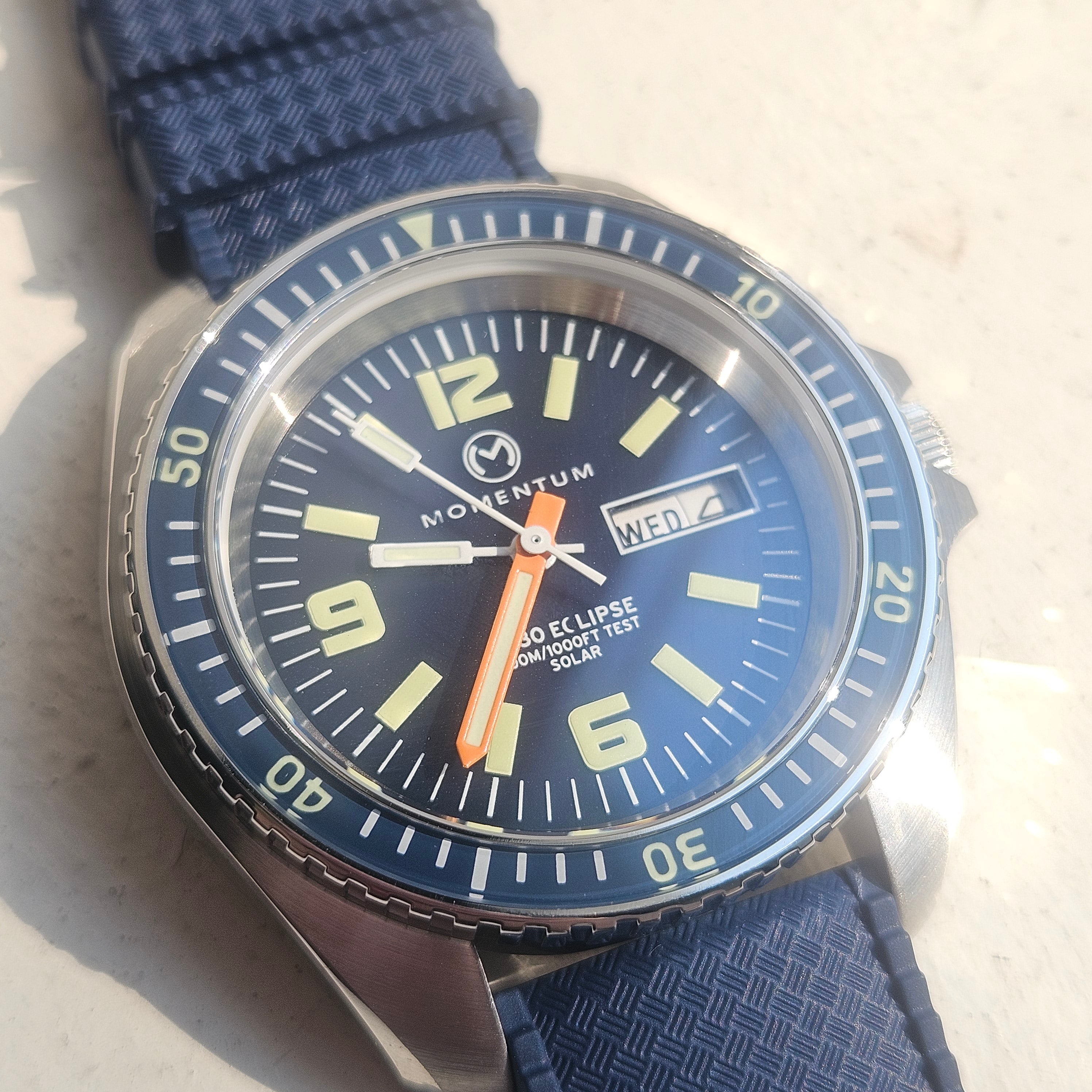 Sea Quartz 30 Eclipse Solar Blue Dial [42mm]