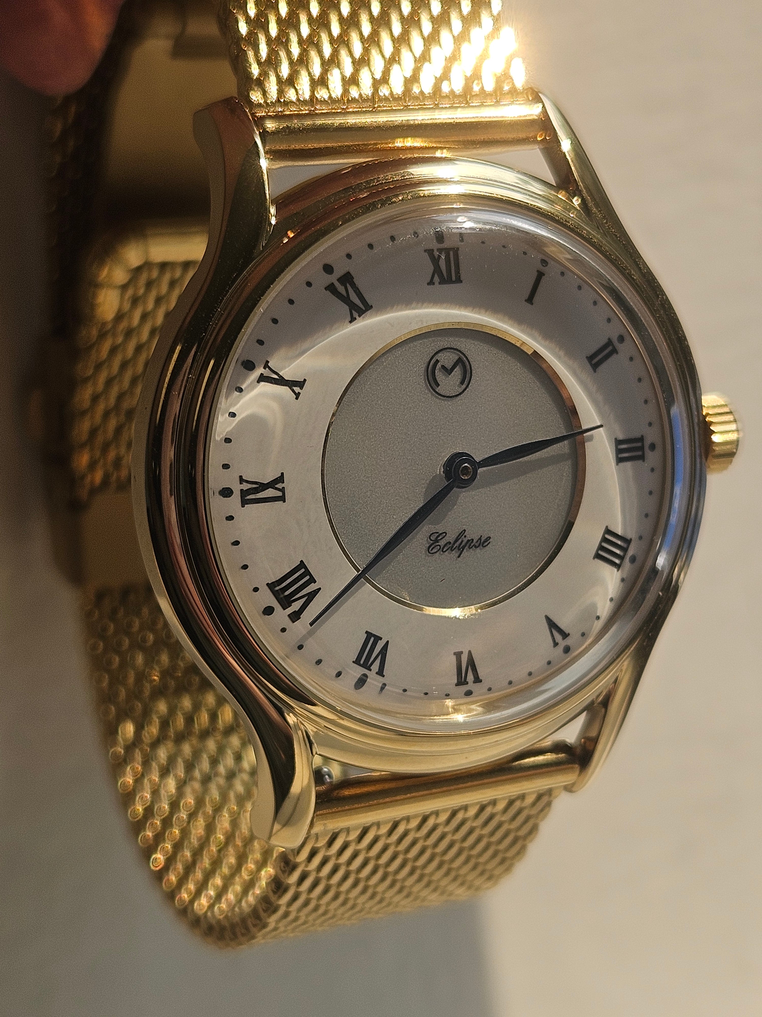 Lugano Eclipse Solar [36 MM] Yellow Gold