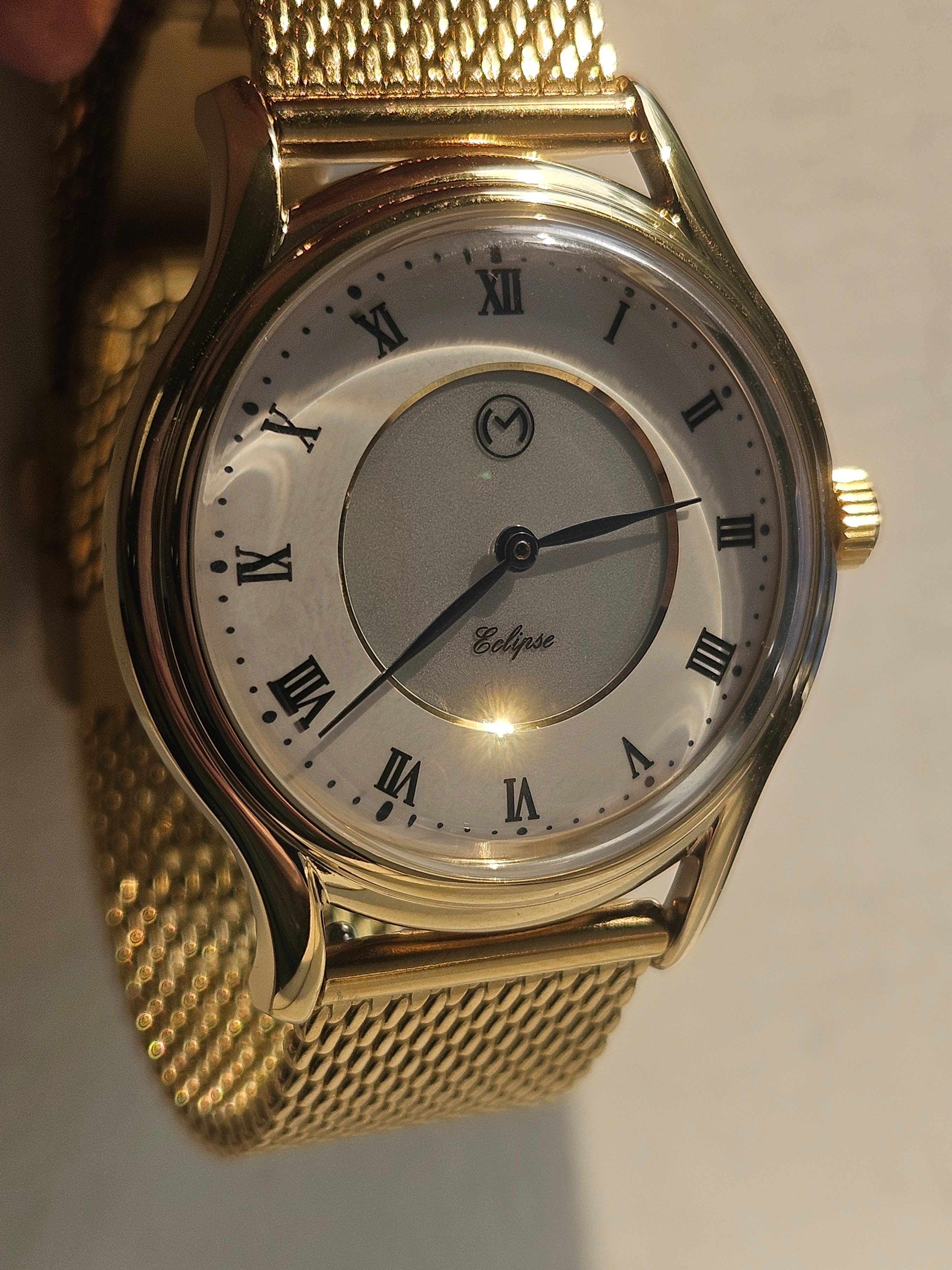 Lugano Eclipse Solar [36 MM] Yellow Gold