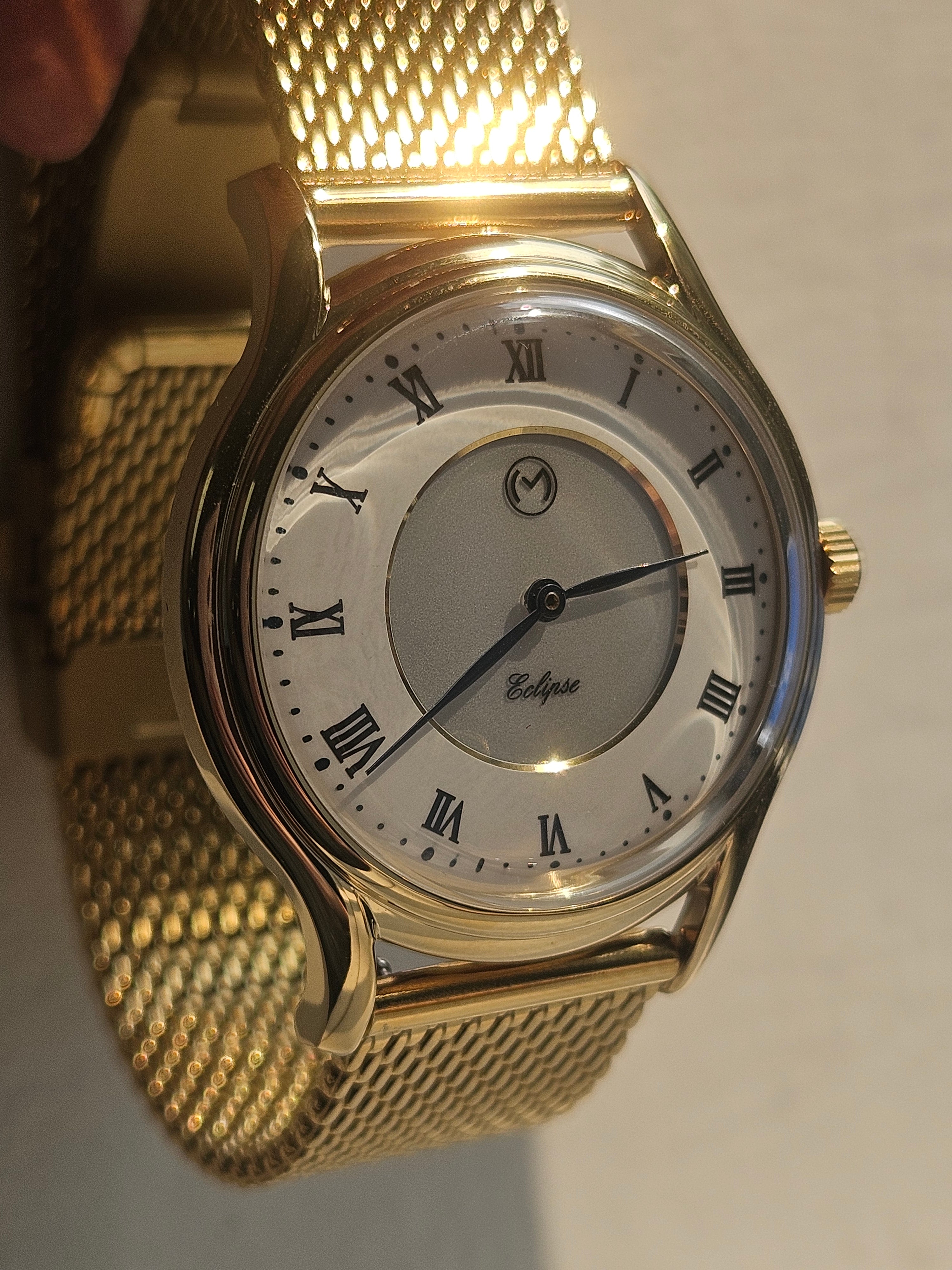 Lugano Eclipse Solar [36 MM] Yellow Gold