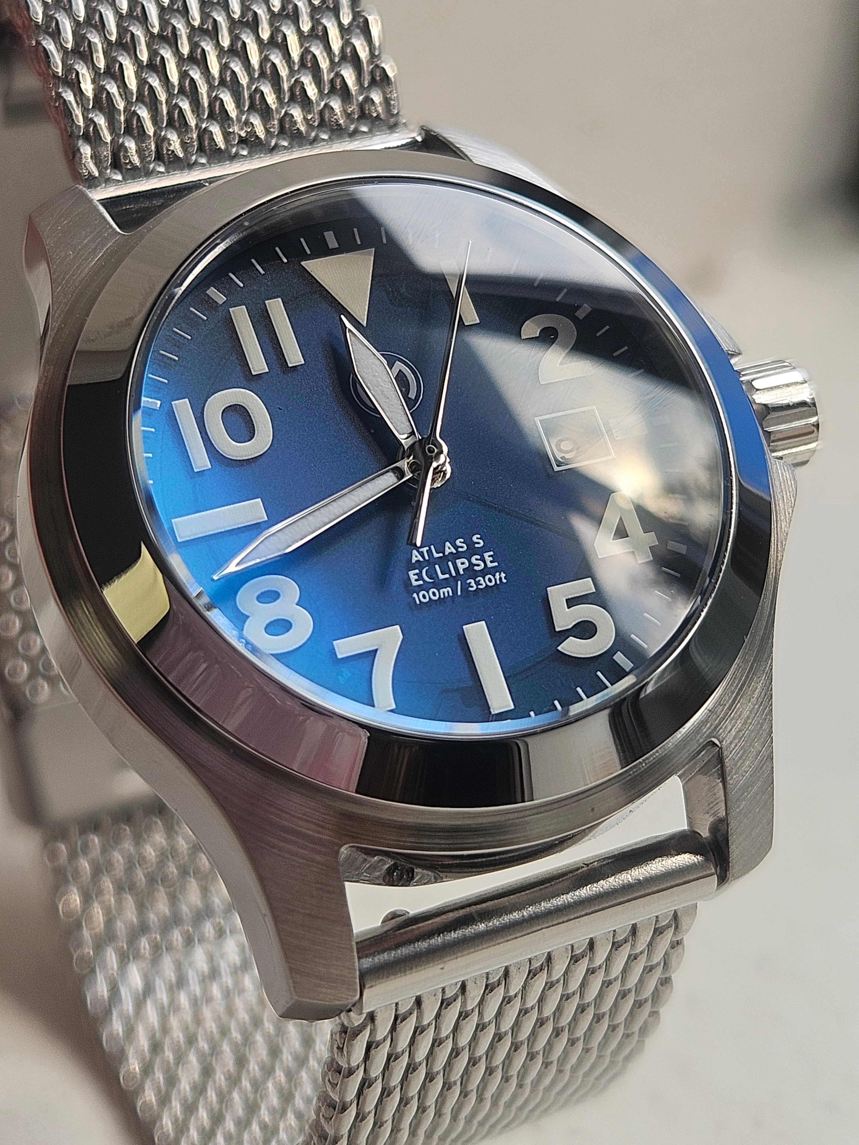 Atlas Eclipse Solar Steel [32mm] - Blue
