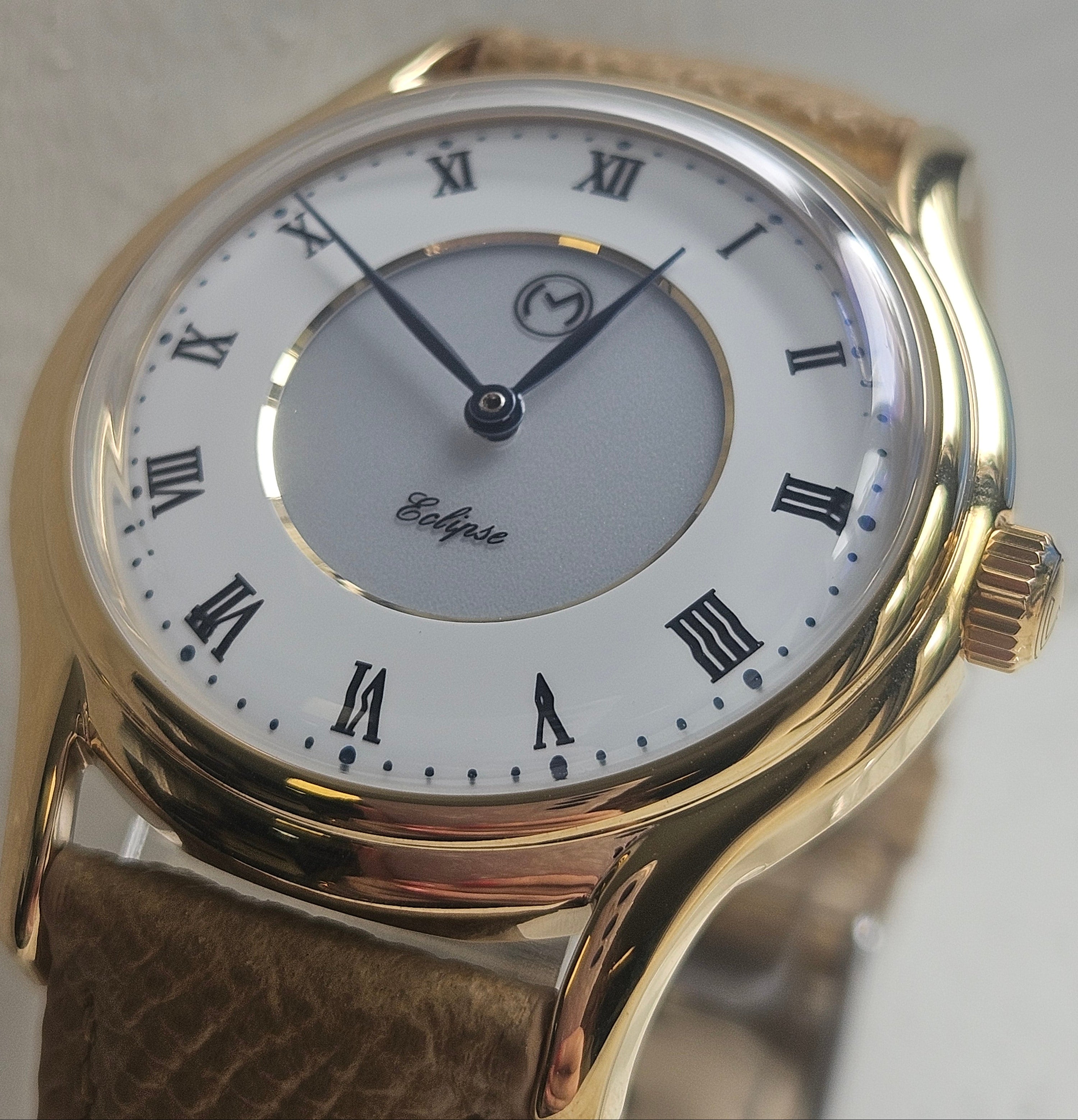 Lugano Eclipse Solar [36 MM] Yellow Gold
