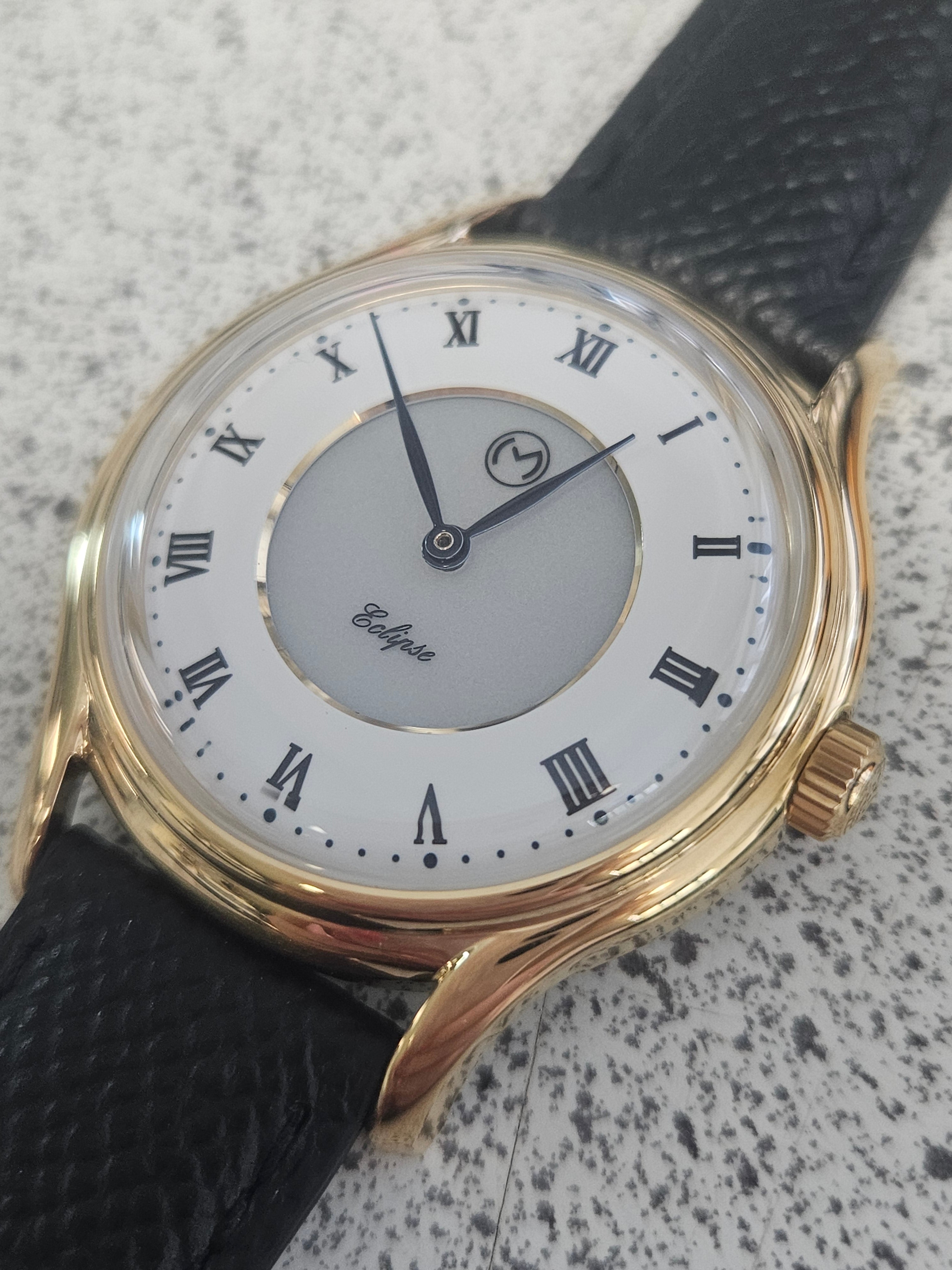 Lugano Eclipse Solar [36 MM] Yellow Gold