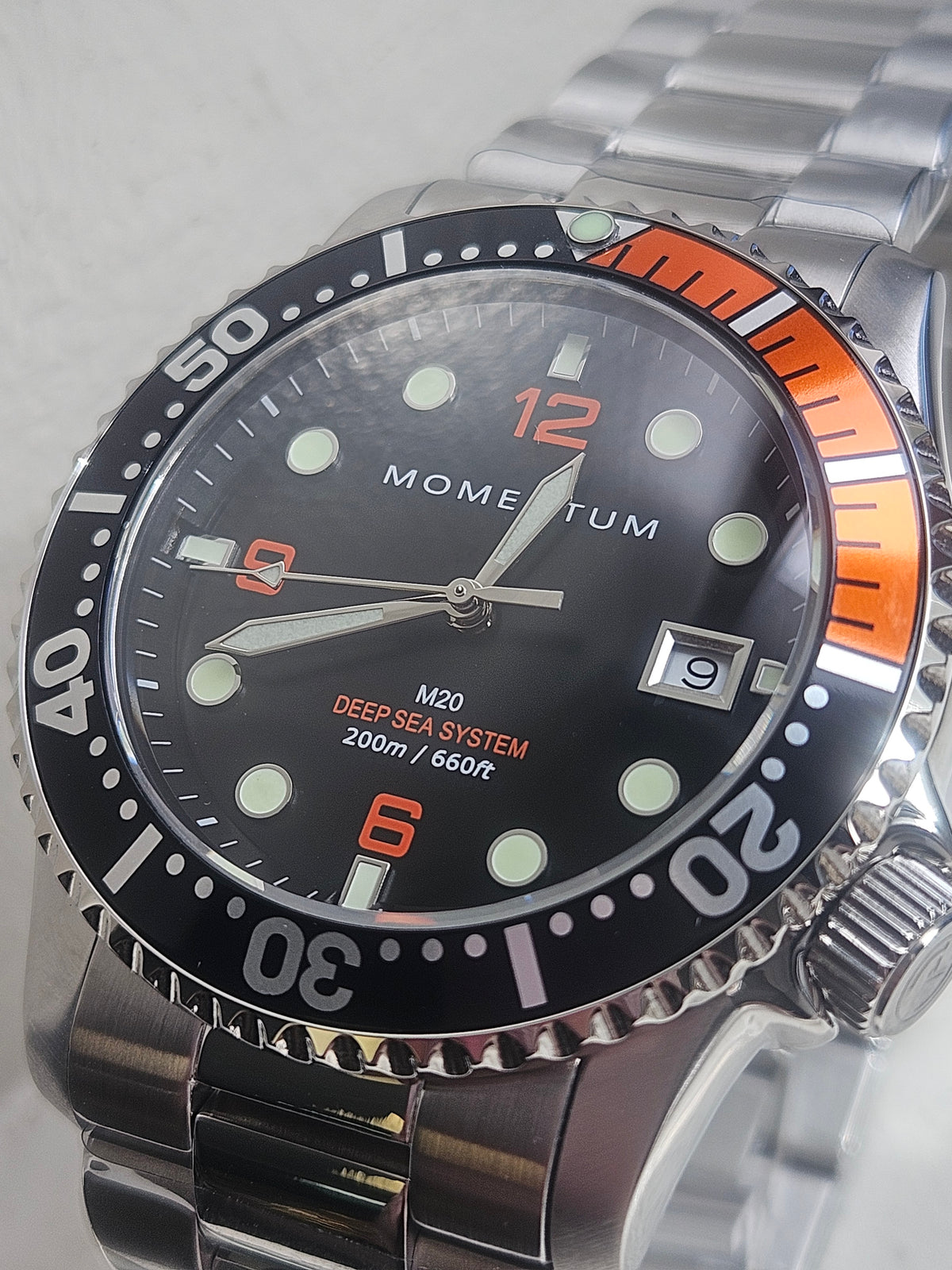 M20 DSS Diver [42MM] - Black & Orange Bundle