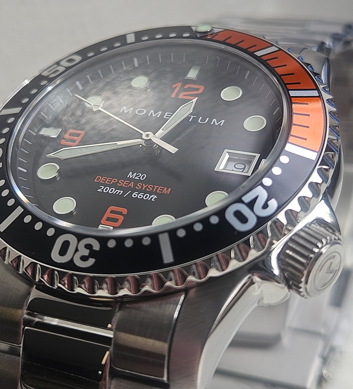 M20 DSS Diver [42MM] - Black & Orange Bundle