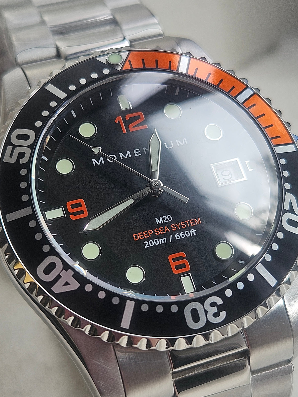 M20 DSS Diver [42MM] - Black & Orange Bundle