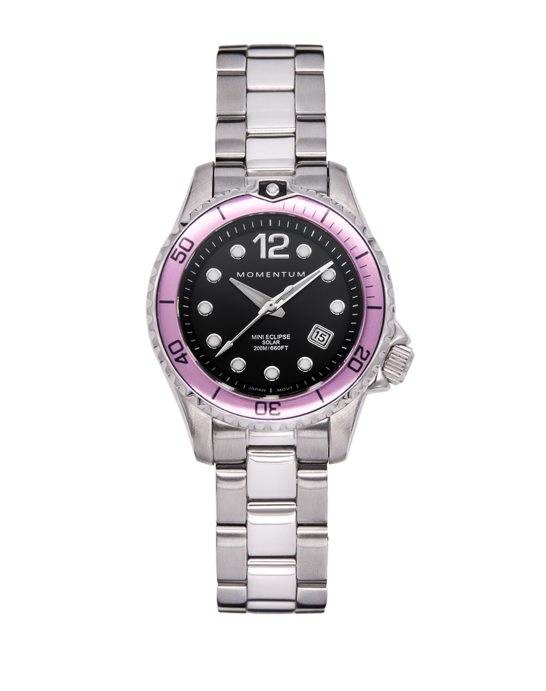 Mini Eclipse Solar - Black | Ladies Solar-Powered Dive Watch