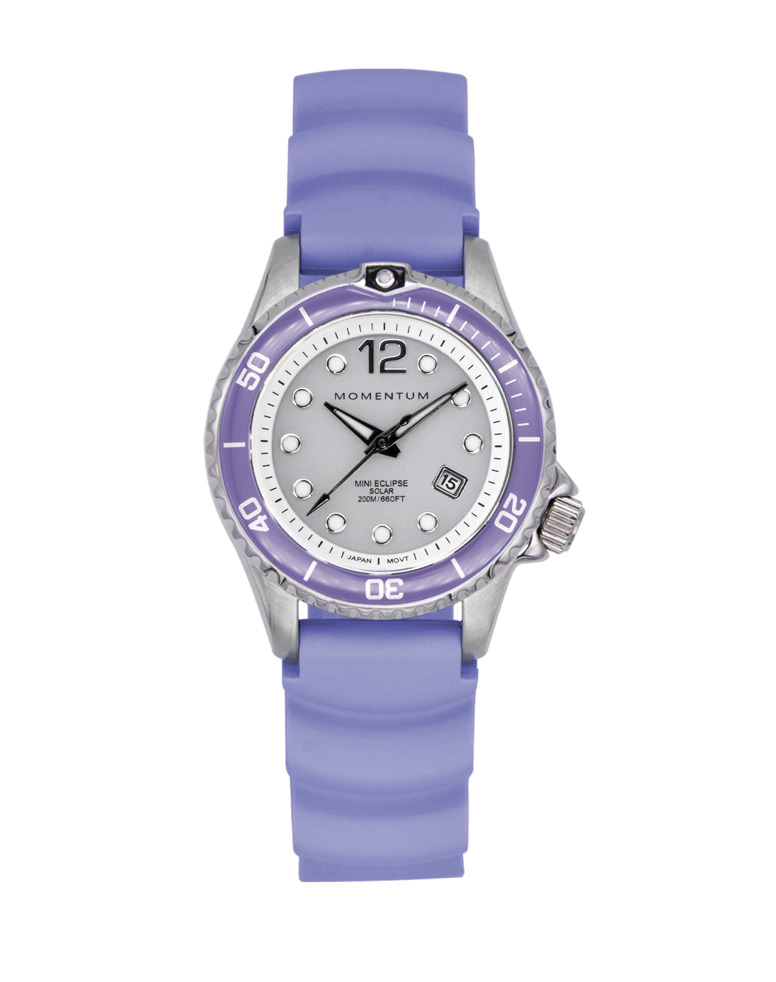 Mini Eclipse Solar - White | Ladies Solar-Powered Dive Watch