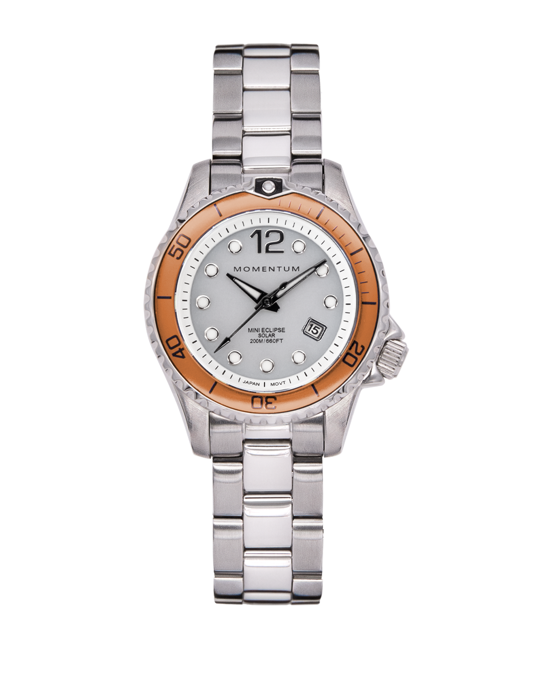 Mini Eclipse Solar - White | Ladies Solar-Powered Dive Watch