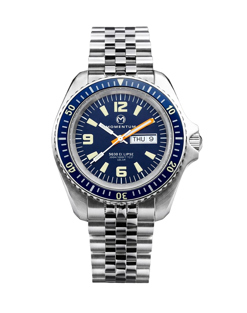 Sea Quartz 30 Eclipse Solar Blue Dial [42mm]