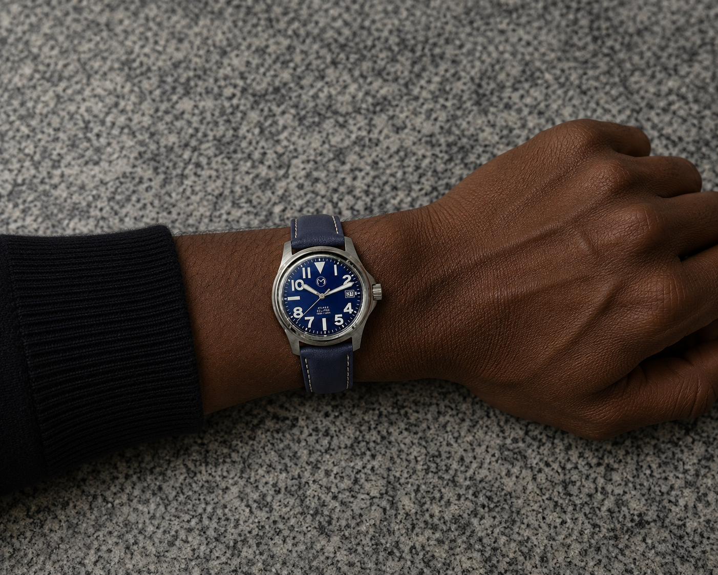 Atlas Eclipse Solar Blue Dial [38mm]