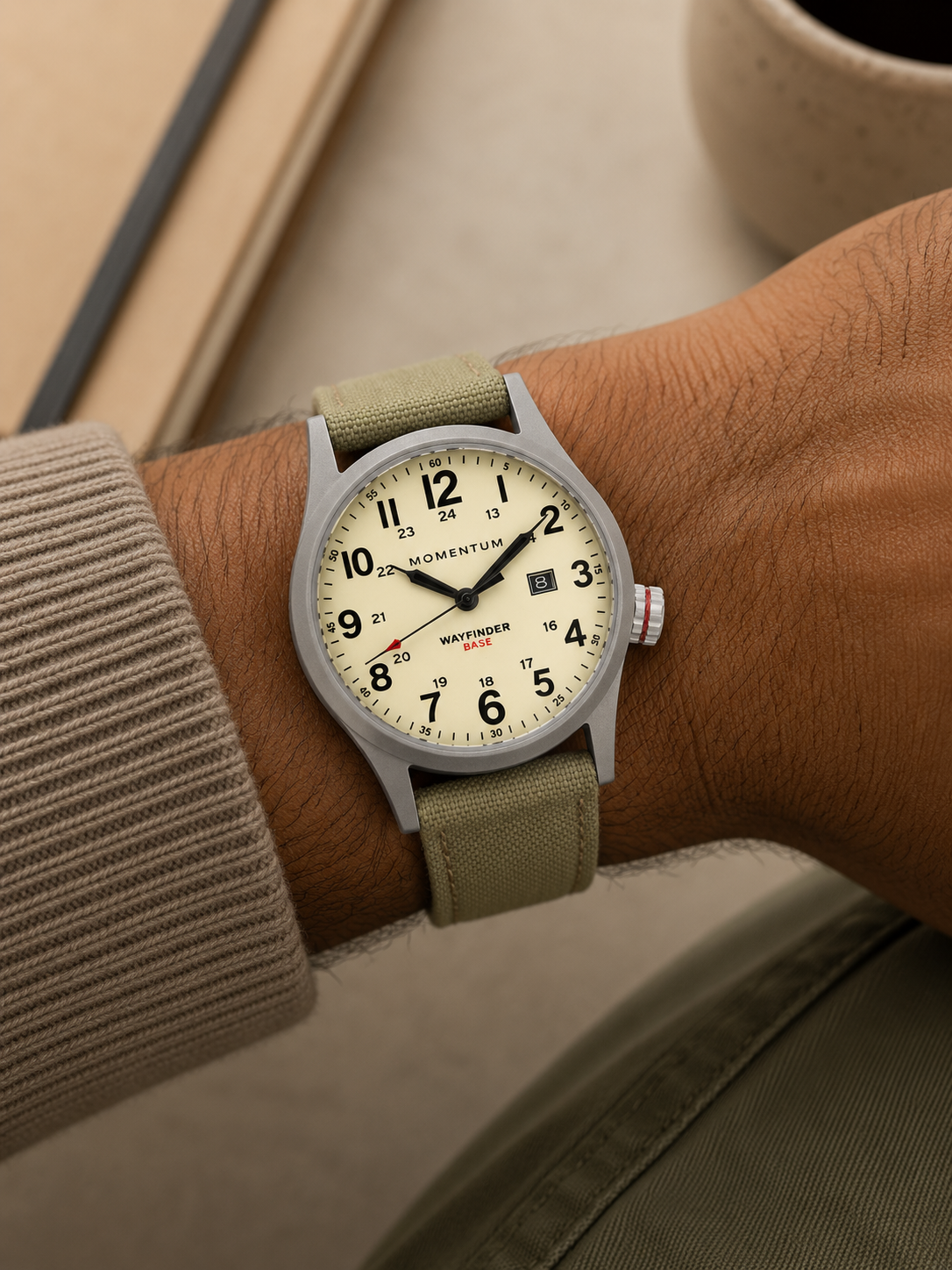 Wayfinder Base [40mm] - White Full Lume