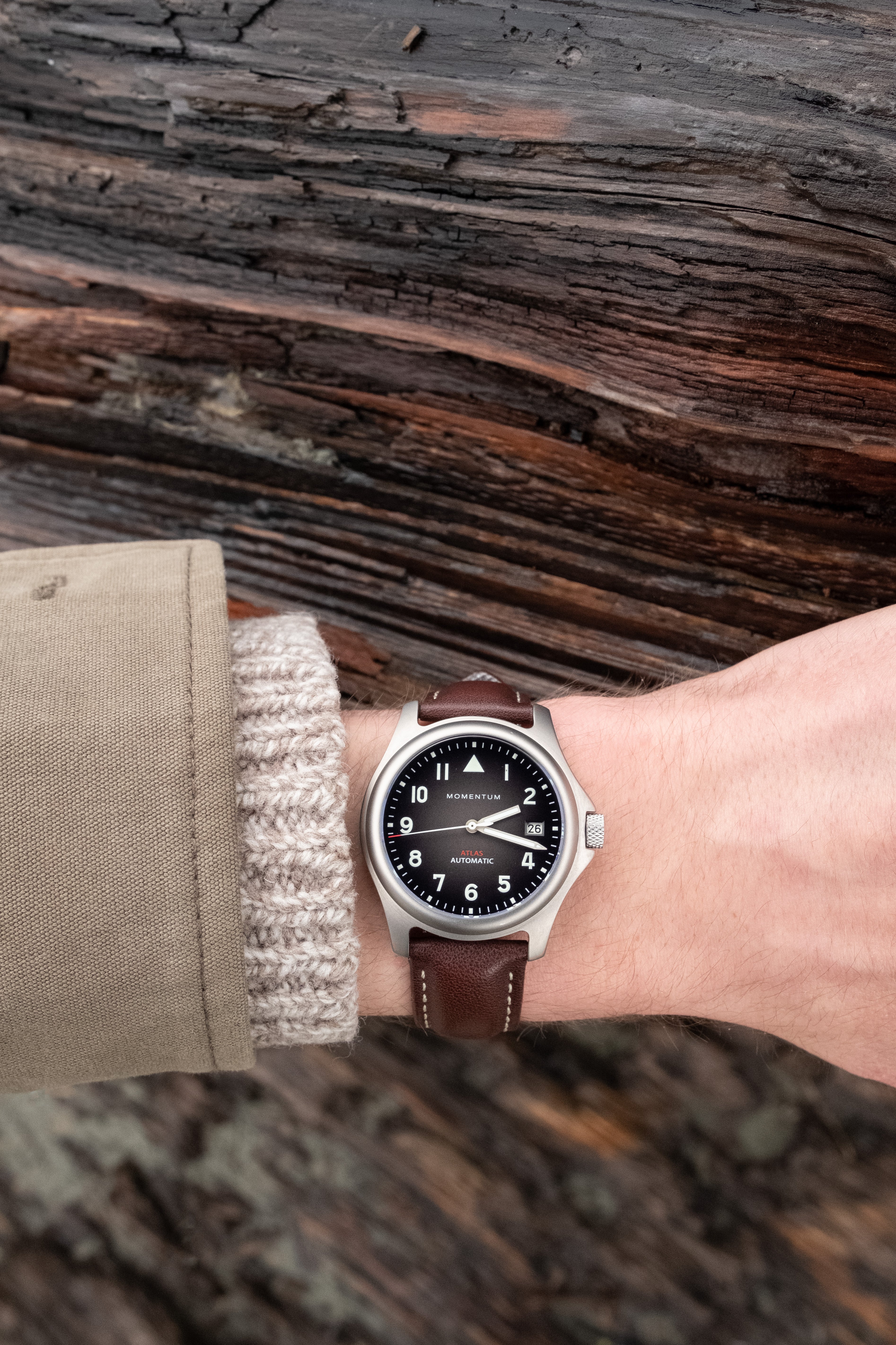 Atlas Automatic Gradient Black [38mm]