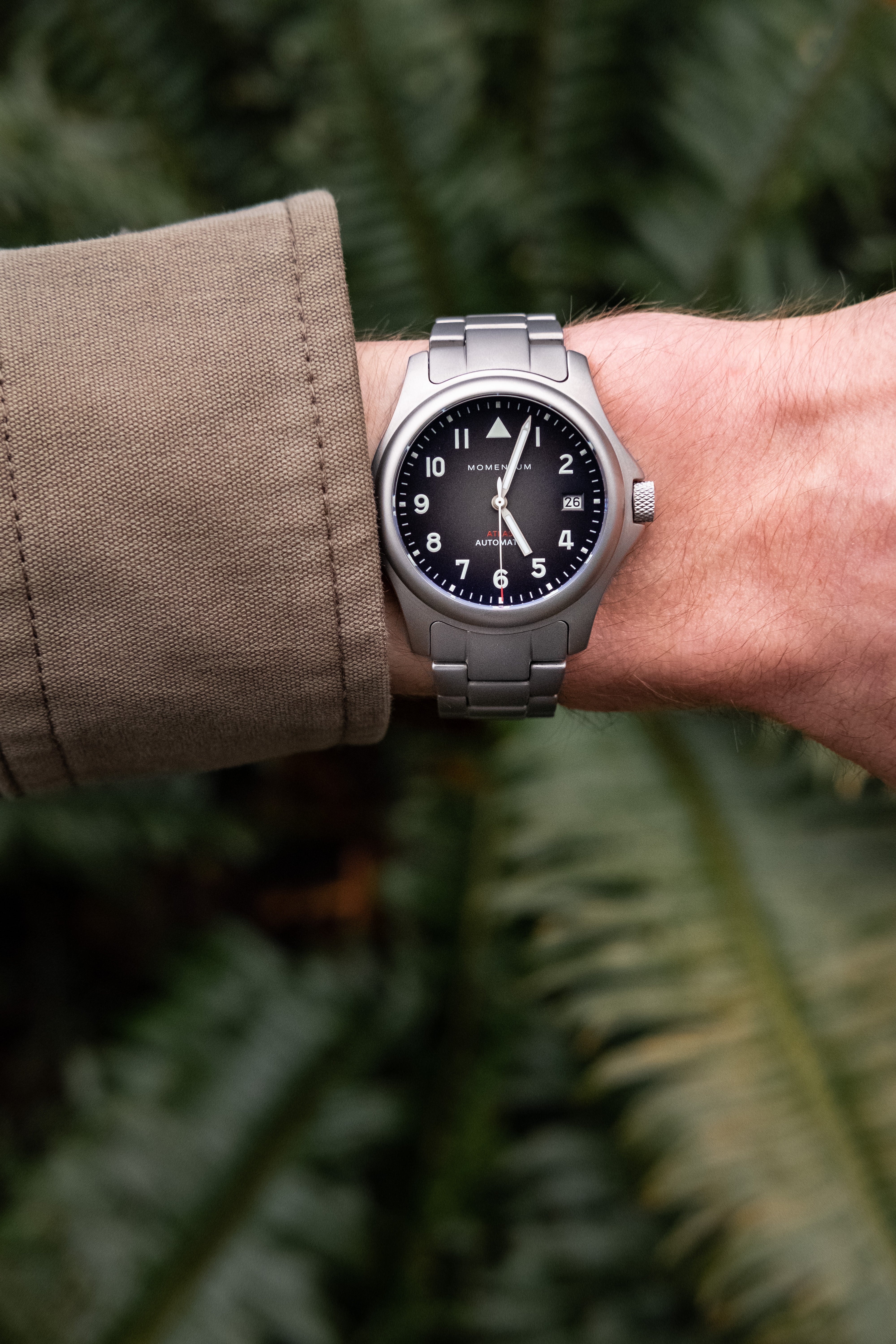 Atlas Automatic Gradient Black [38mm]