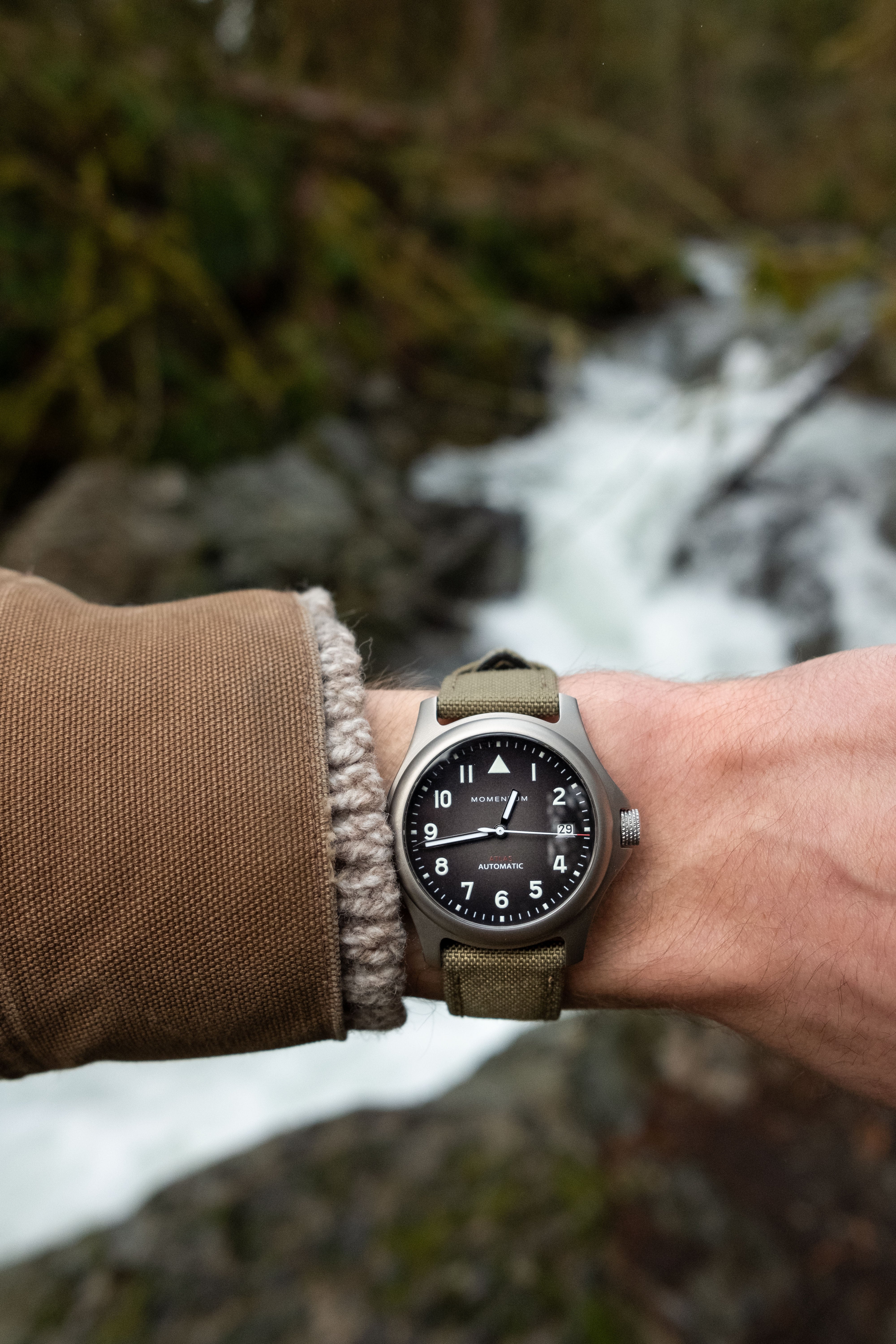 Atlas Automatic Gradient Black [38mm]