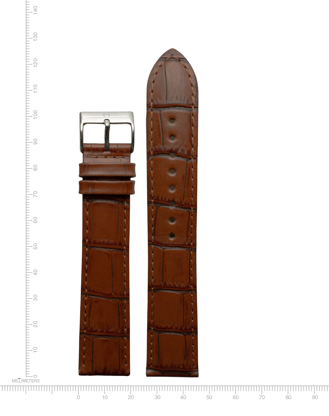 Mississippi Alligator Grain Leather [20mm]