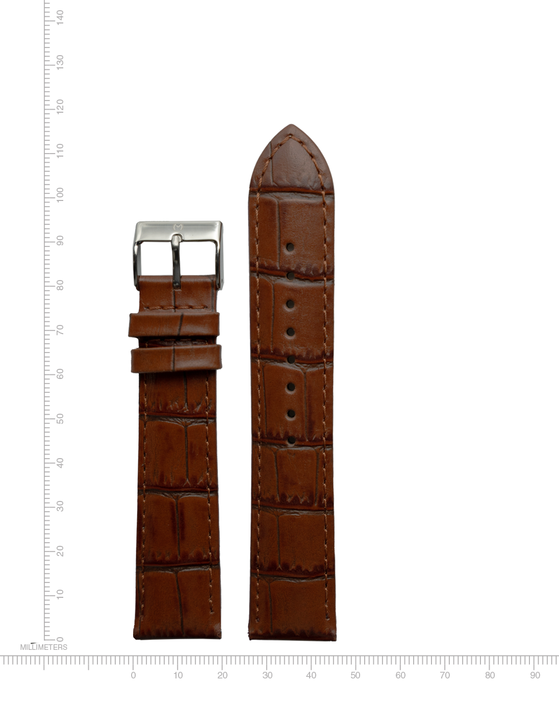 Mississippi Alligator Grain Leather [20mm]