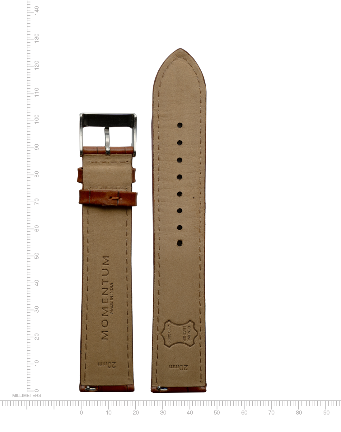 Mississippi Alligator Grain Leather [20mm]