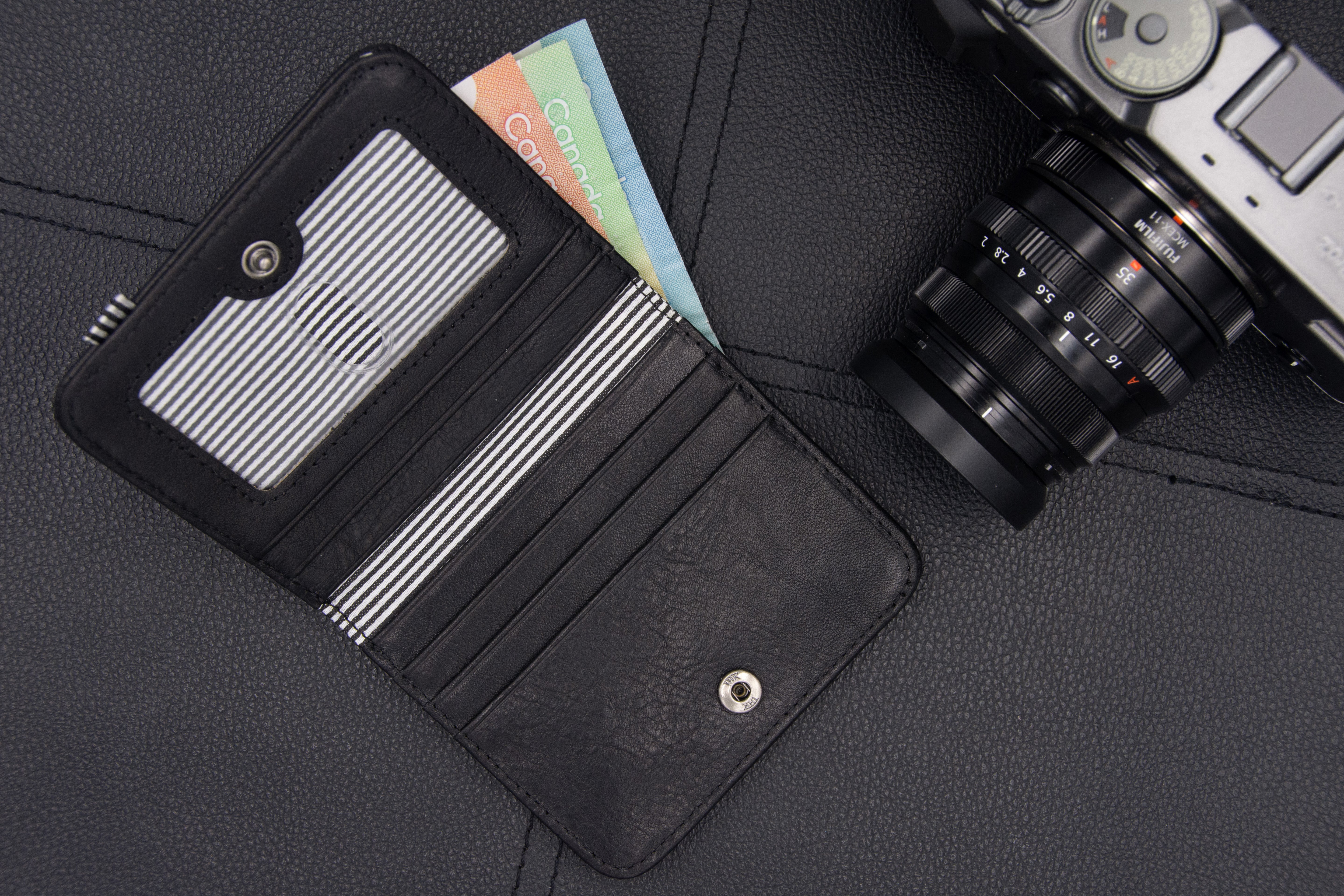 Bramante Bi-Fold Wallet - Black