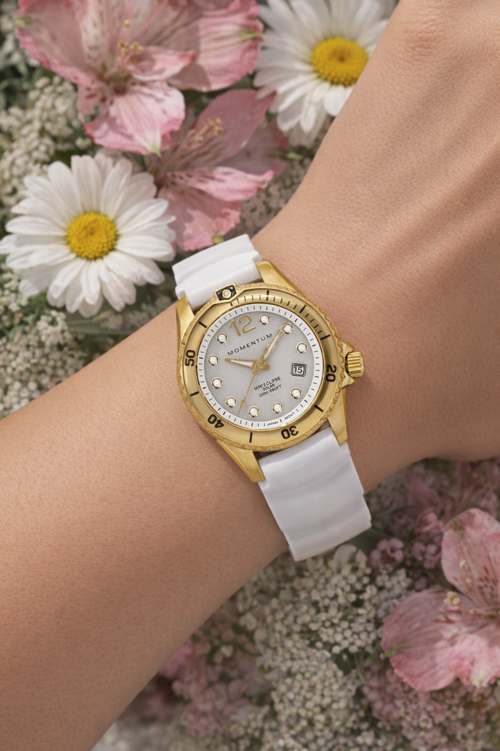 Champagne Mini Eclipse [30mm] - White/Gold