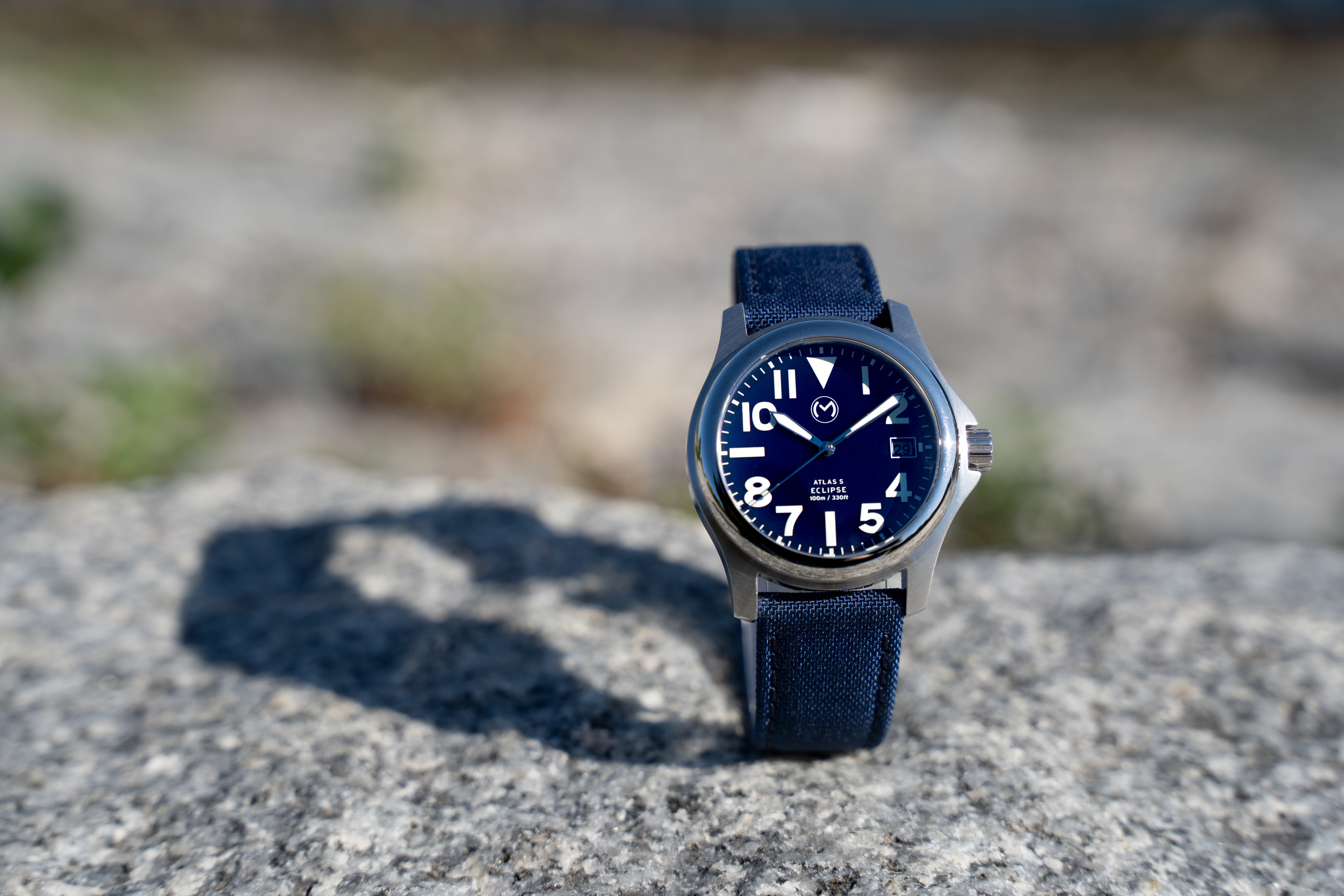 Atlas Eclipse Solar Blue Dial [38mm]