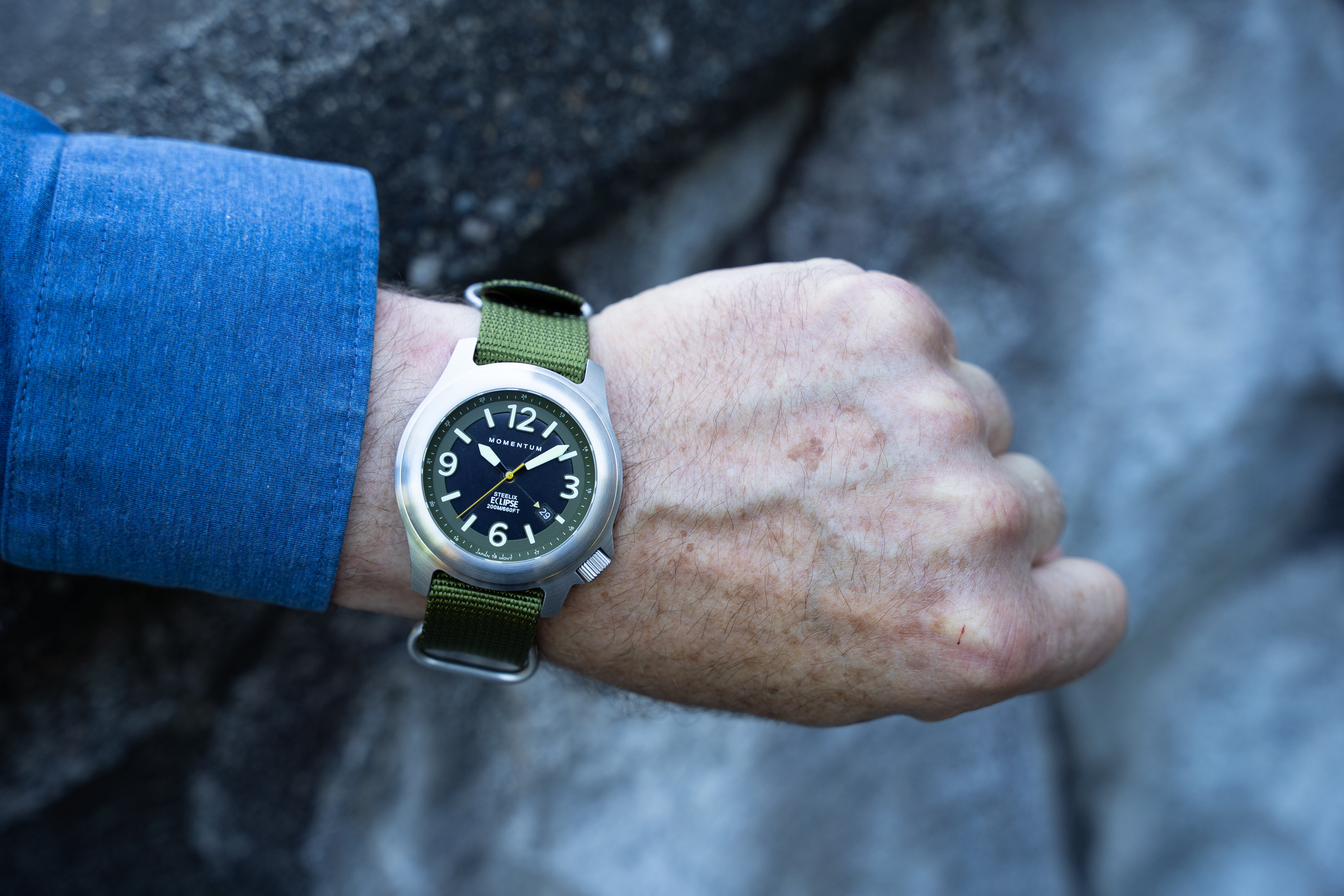 Equinox The Way To Go スラッシュメタル ファーストプレス Steelix Eclipse [44mm] | Solar Field Watch | Momentum