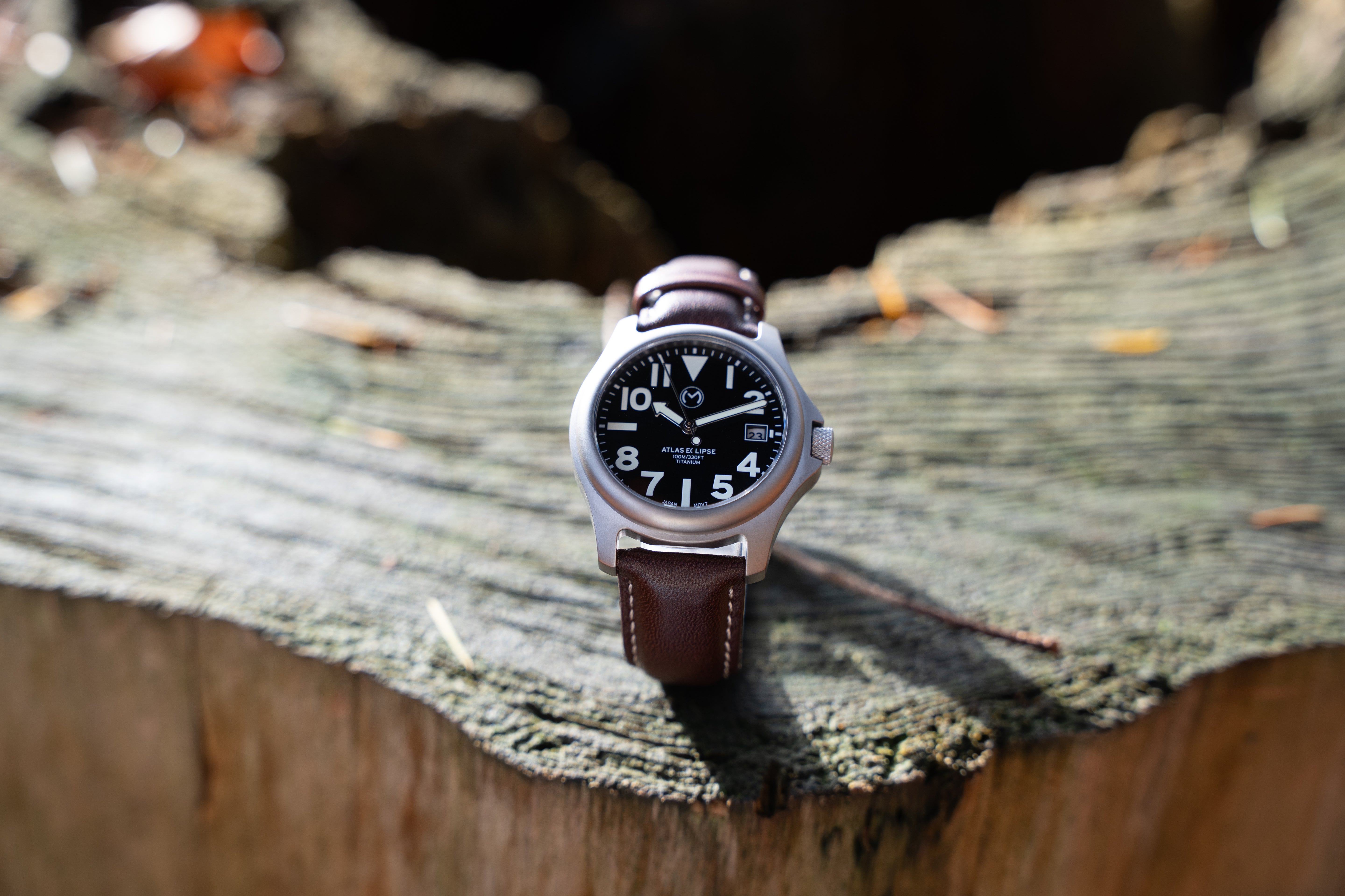 Atlas Eclipse Solar Black Dial [38mm]