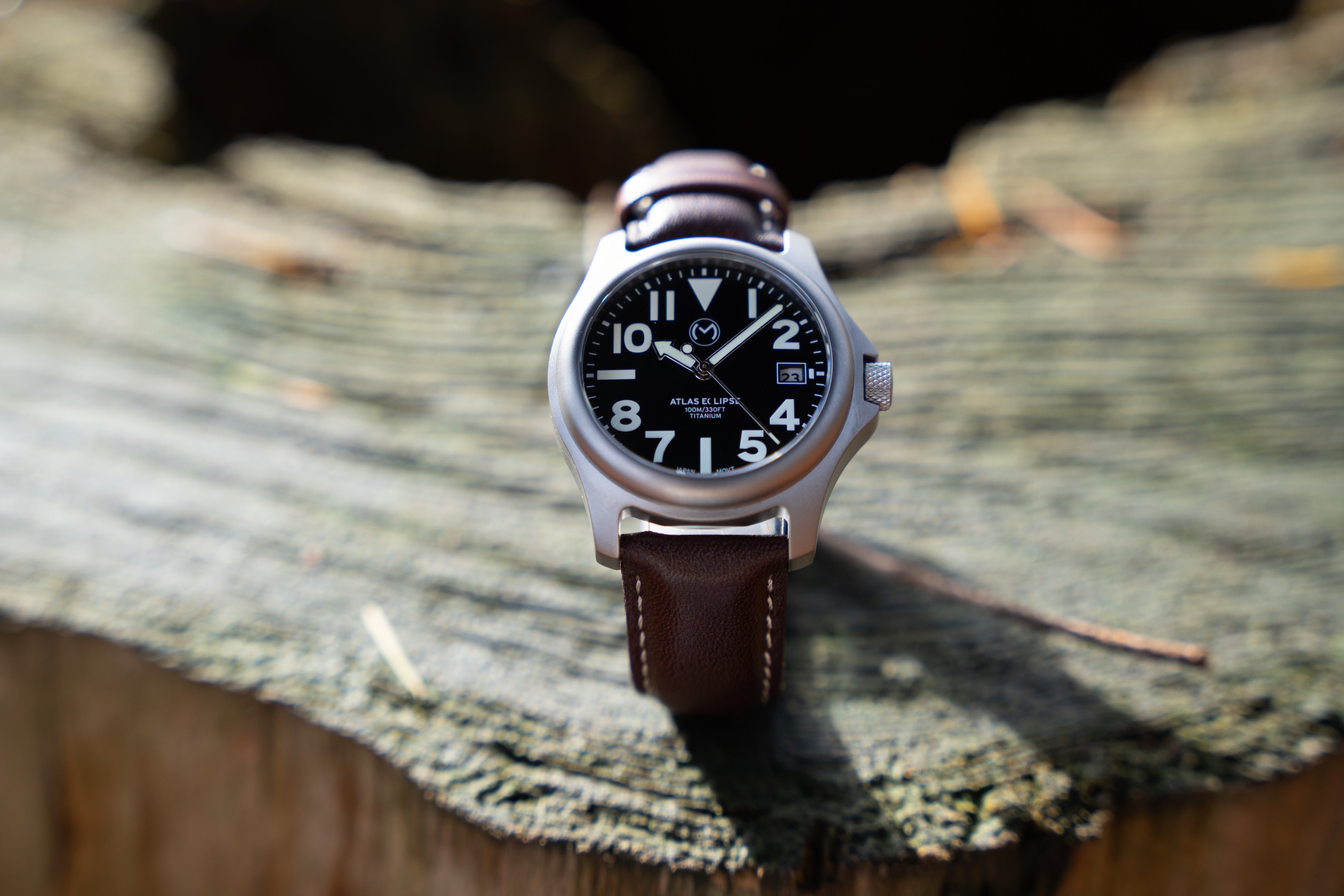 Atlas Eclipse Solar Black Dial [38mm]