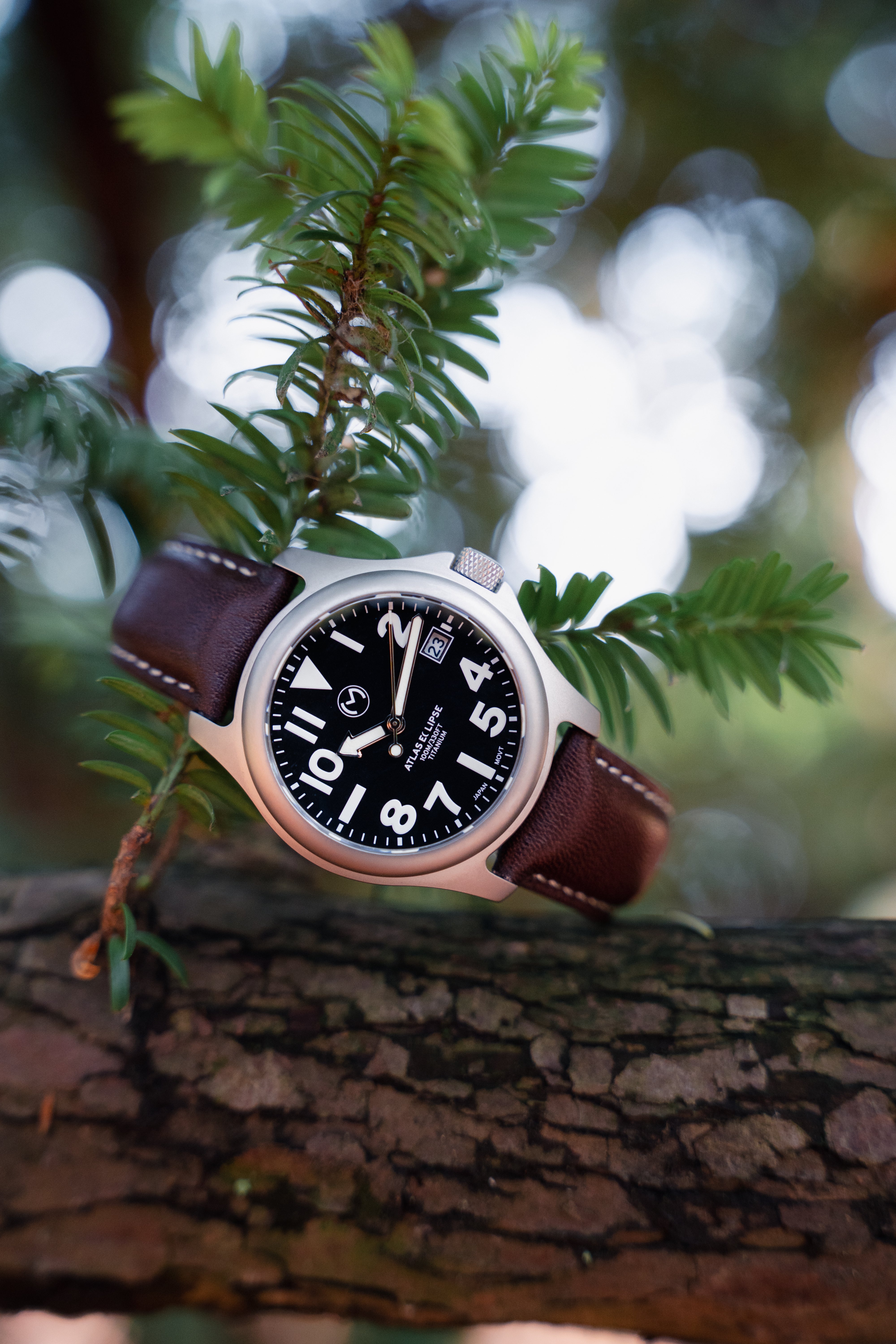 Atlas Eclipse Solar Black Dial [38mm]
