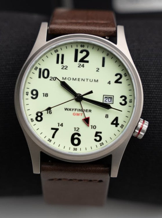 Wayfinder GMT [40mm] - Blanc Full Lume