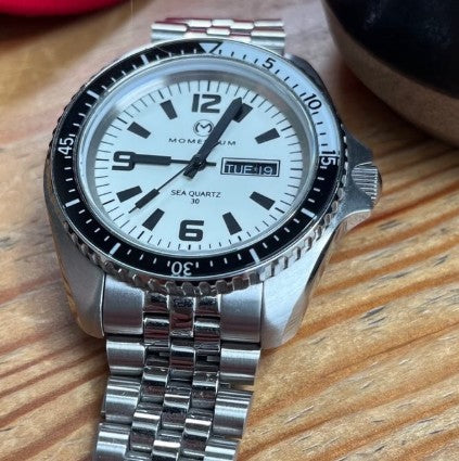 Sea Quartz 'Orca' Full Lume [42mm]