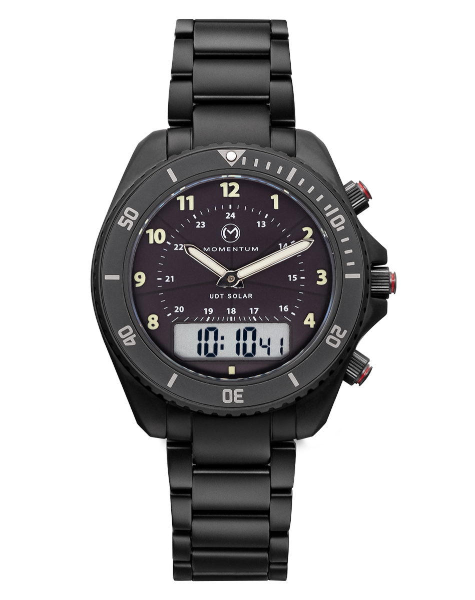 UDT 42mm Black-Ion Arabic Numeral
