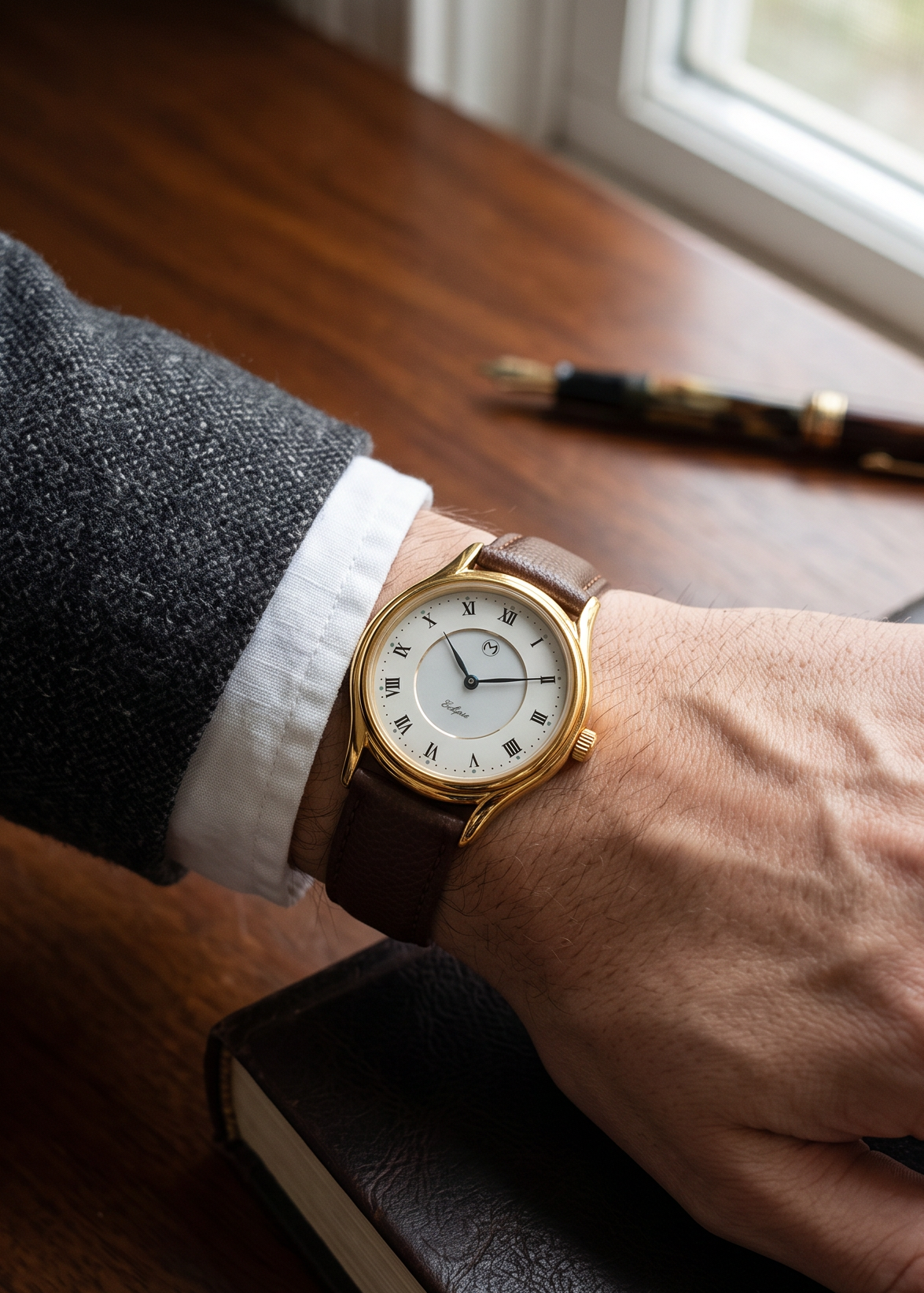 Lugano Eclipse Solar [36 MM] Yellow Gold