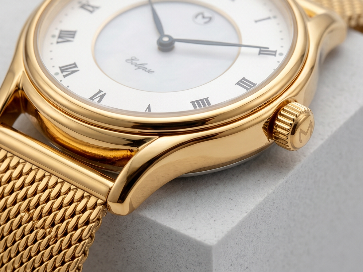 Lugano Eclipse Solar [36 MM] Yellow Gold