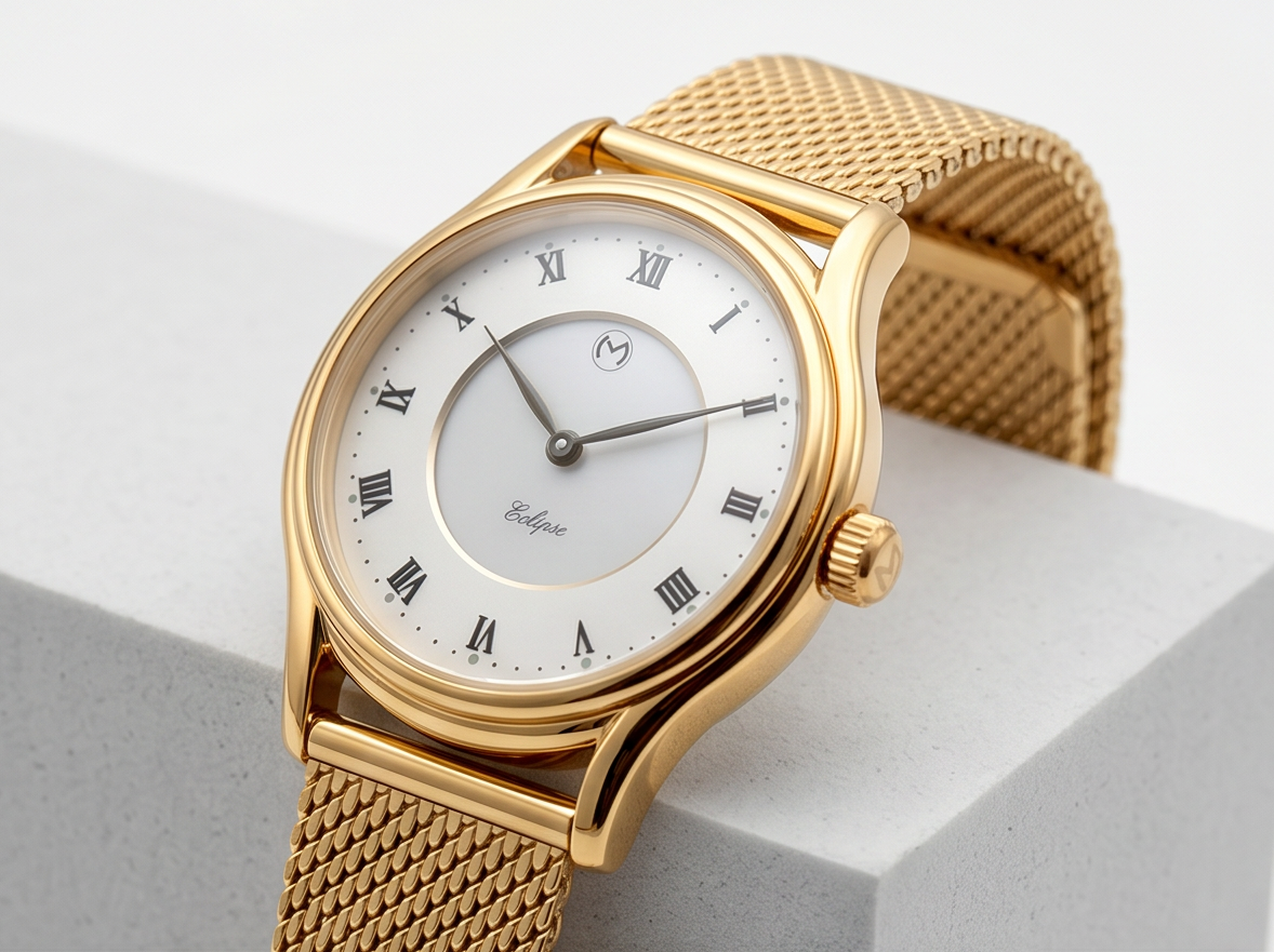 Lugano Eclipse Solar [36 MM] Yellow Gold