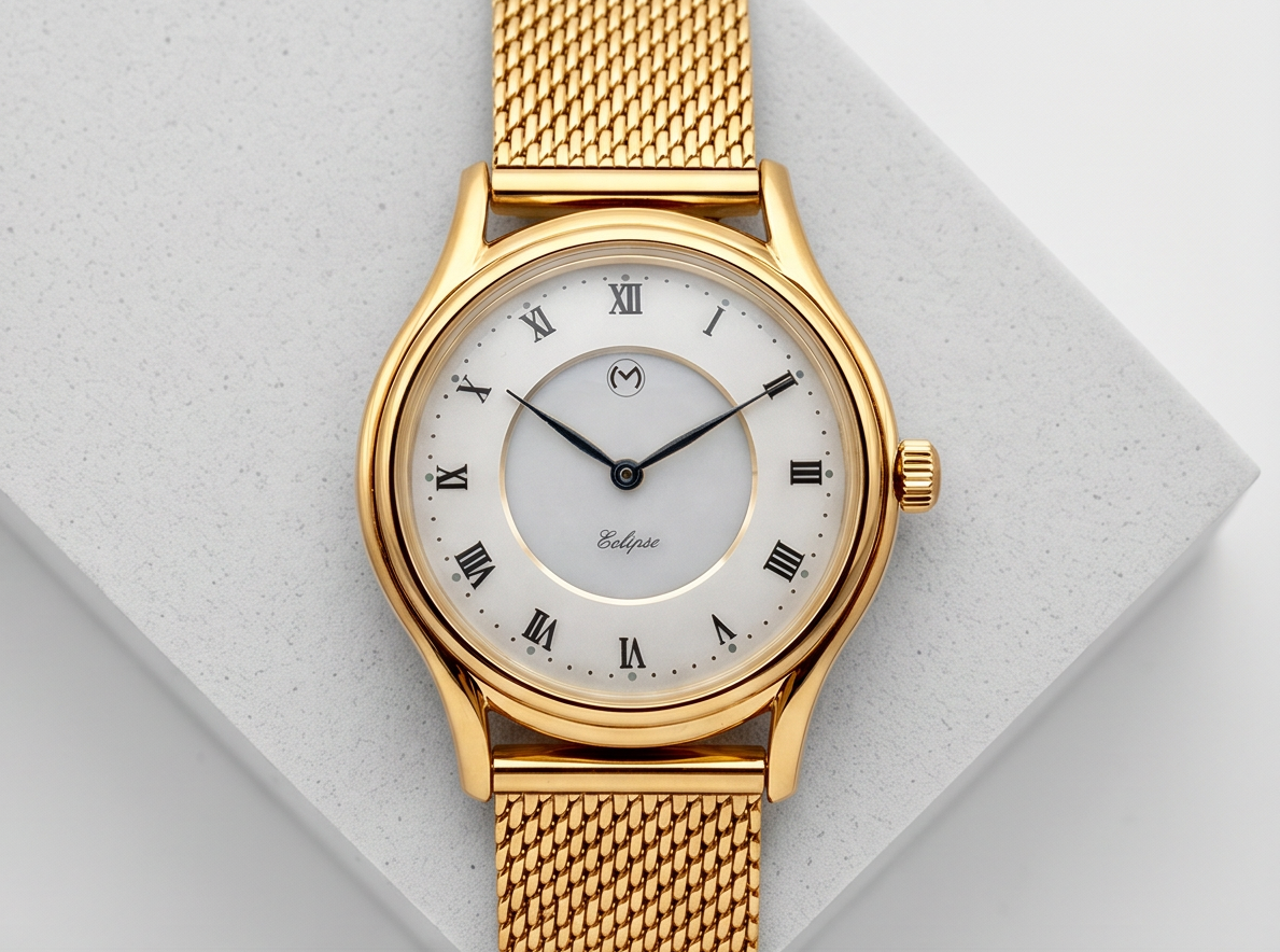 Lugano Eclipse Solar [36 MM] Yellow Gold